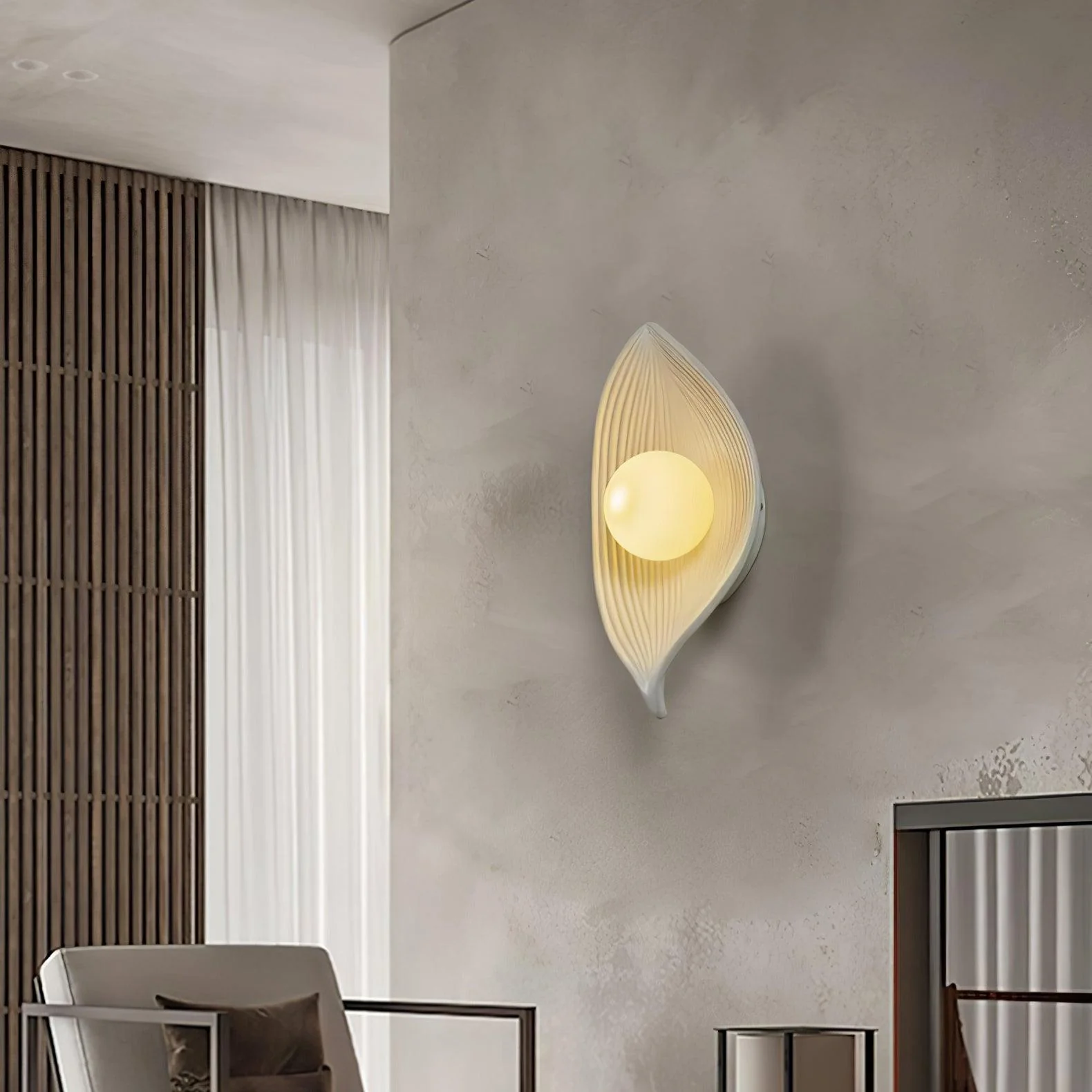 Leaf Canoe Wall Sconce - Image 2