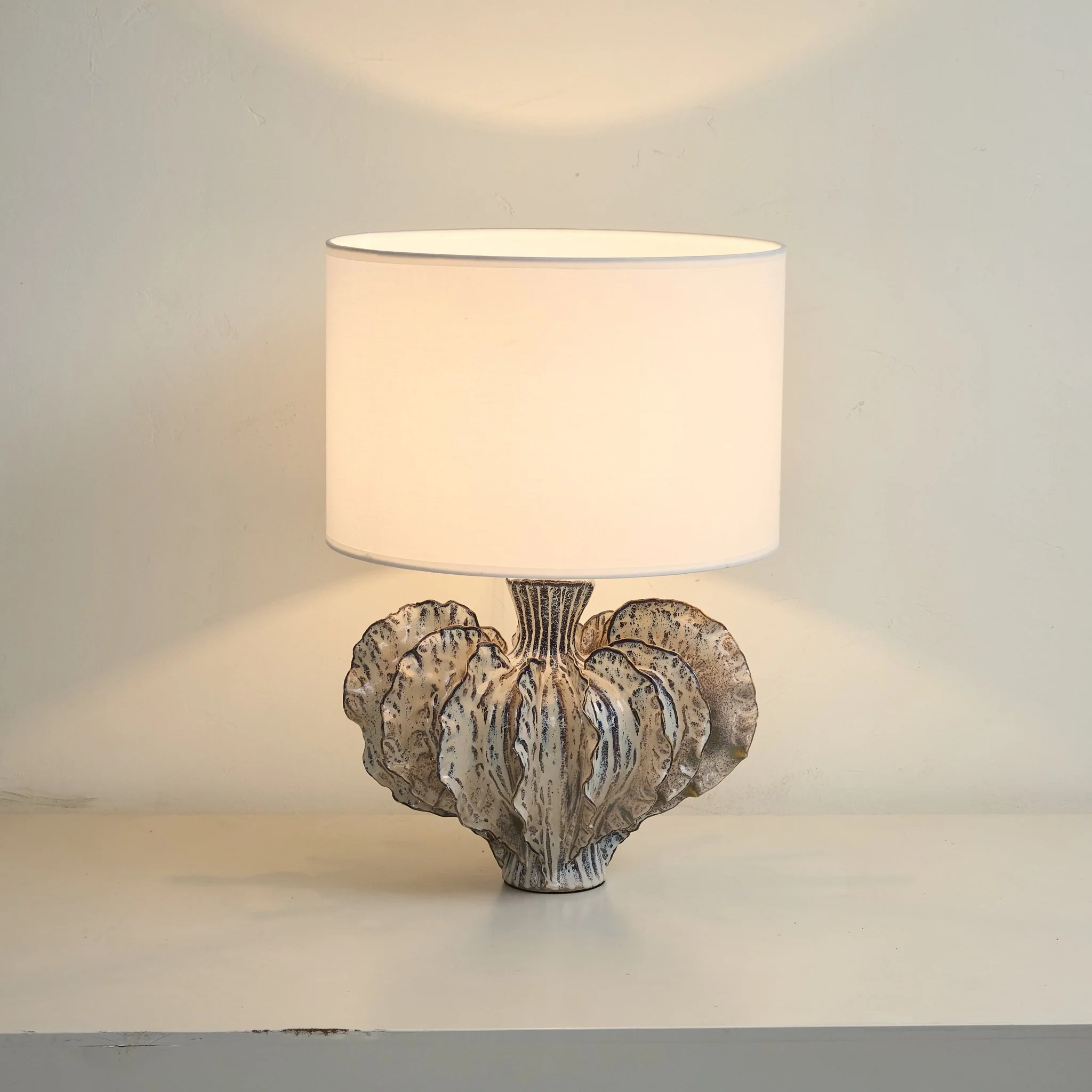 Leaf Shaped Ceramic Table Lamp - Image 12