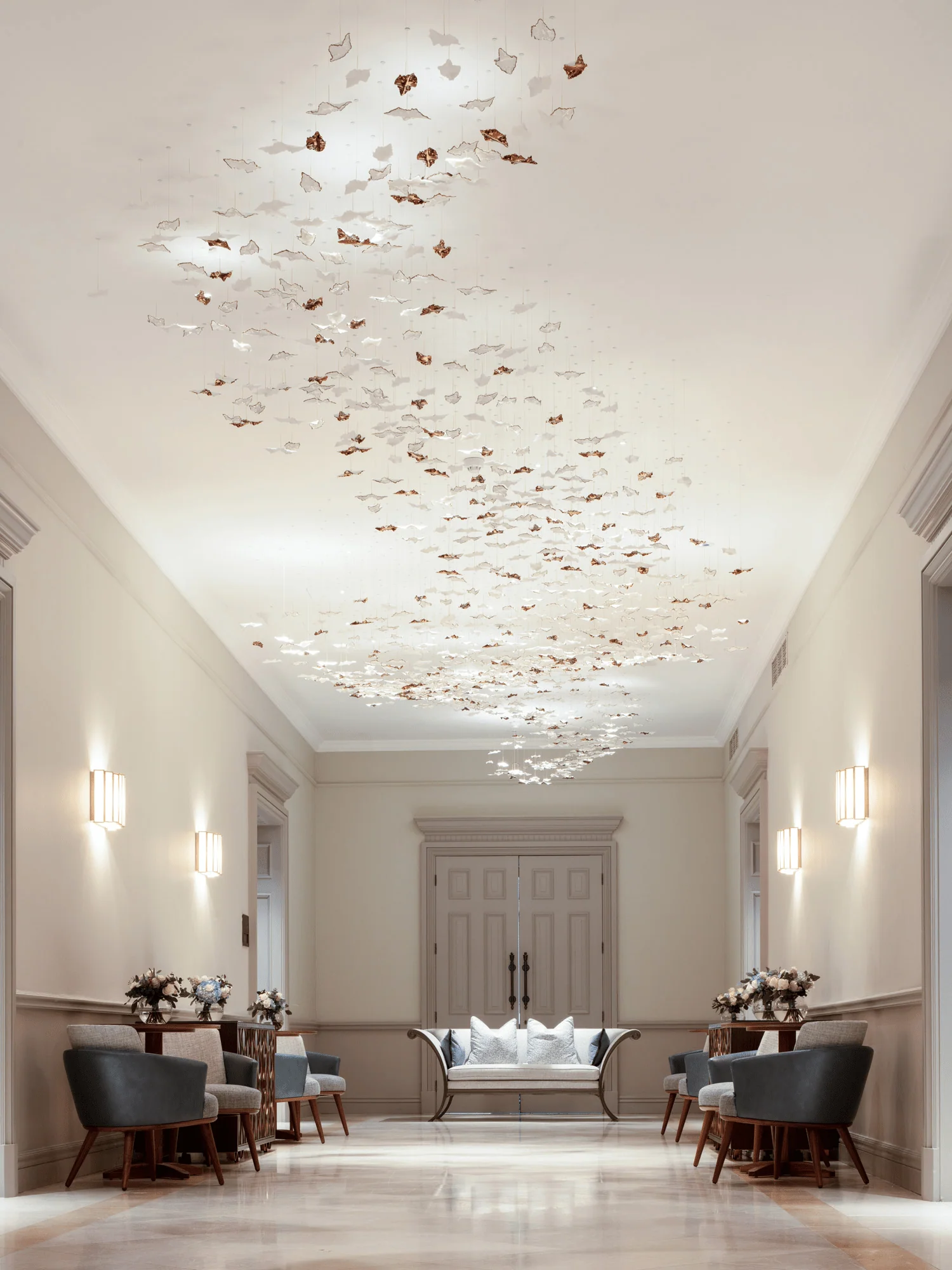 Leaf Twisted Sculptural Customize Chandelier - Image 12