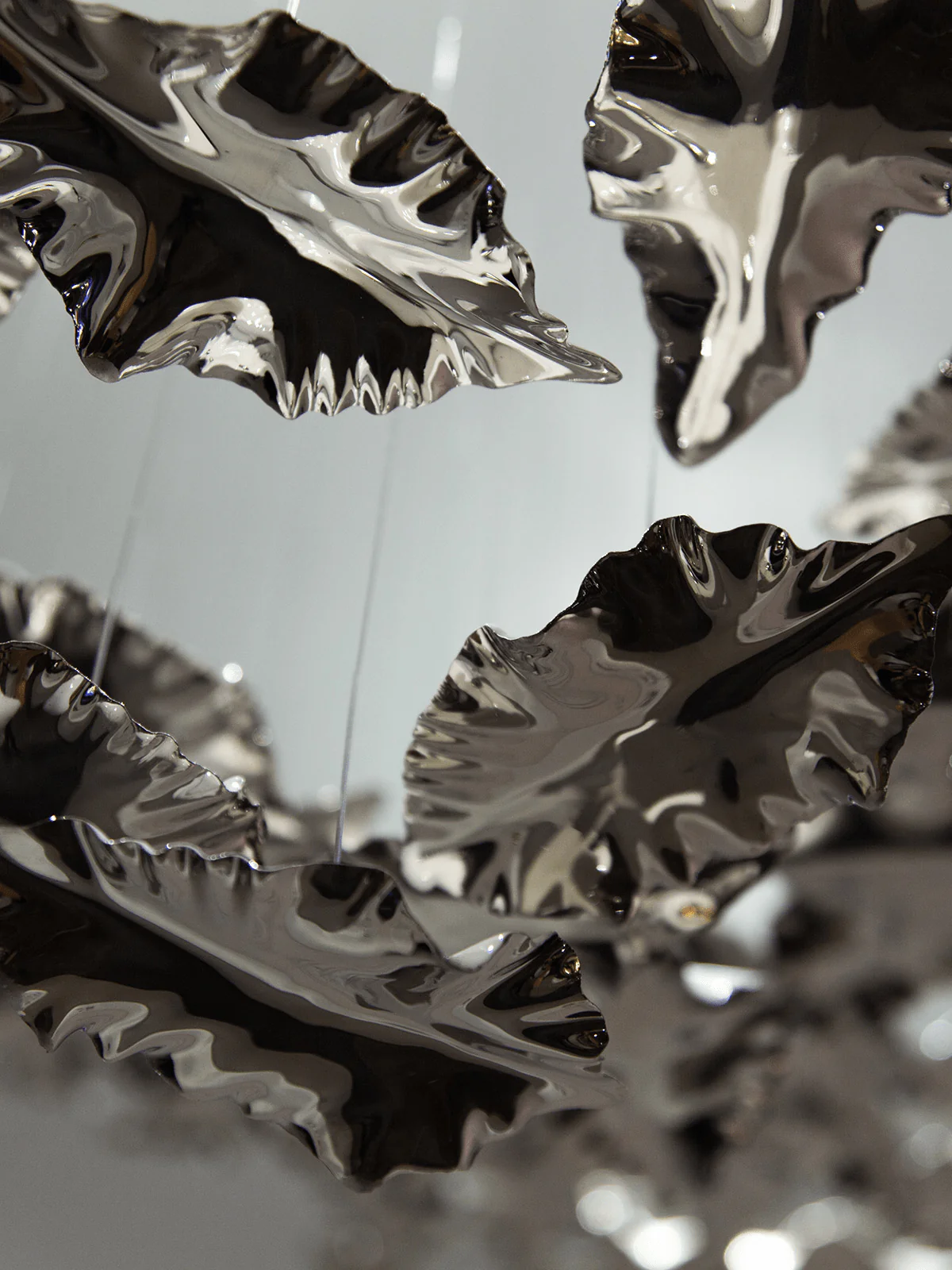 Leaf Twisted Sculptural Customize Chandelier - Image 13