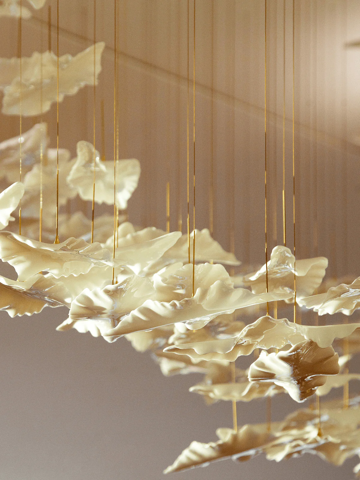 Leaf Twisted Sculptural Customize Chandelier - Image 18