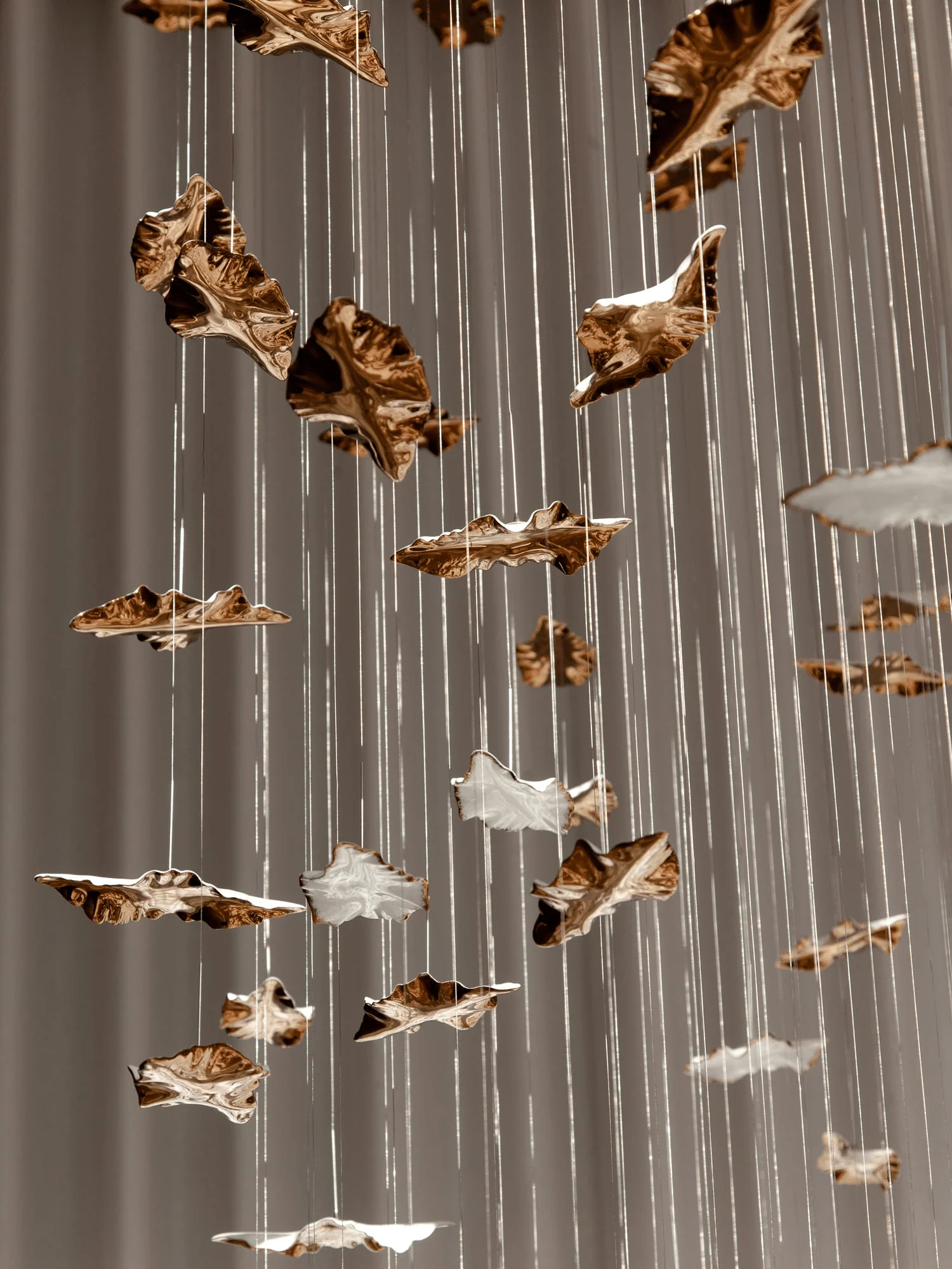 Leaf Twisted Sculptural Customize Chandelier - Image 26