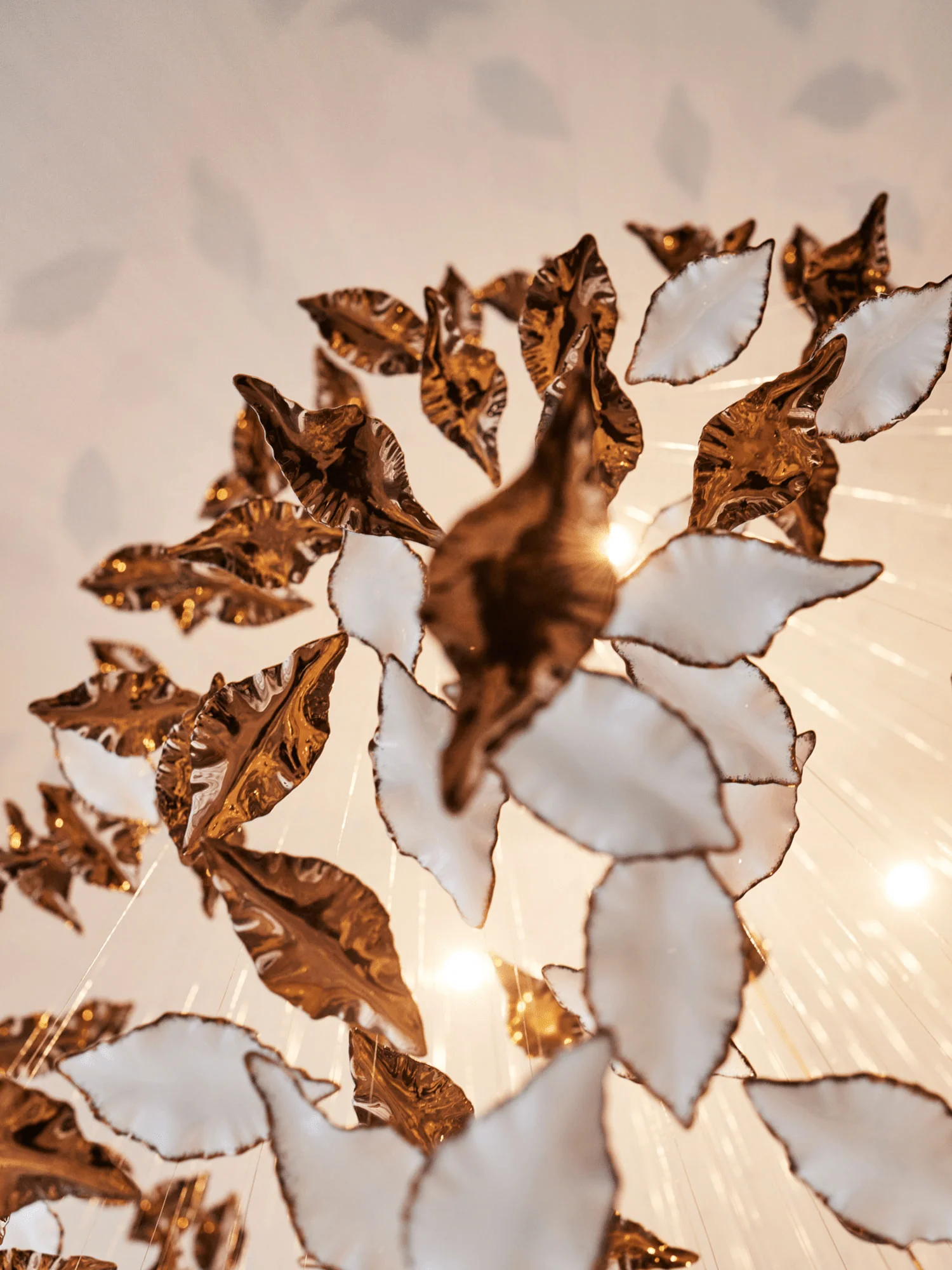 Leaf Twisted Sculptural Customize Chandelier - Image 27