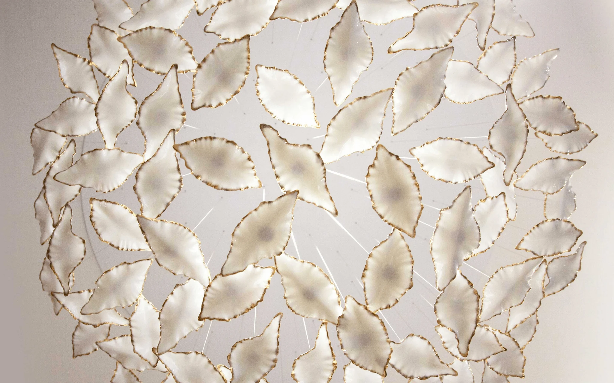 Leaf Twisted Sculptural Customize Chandelier - Image 41