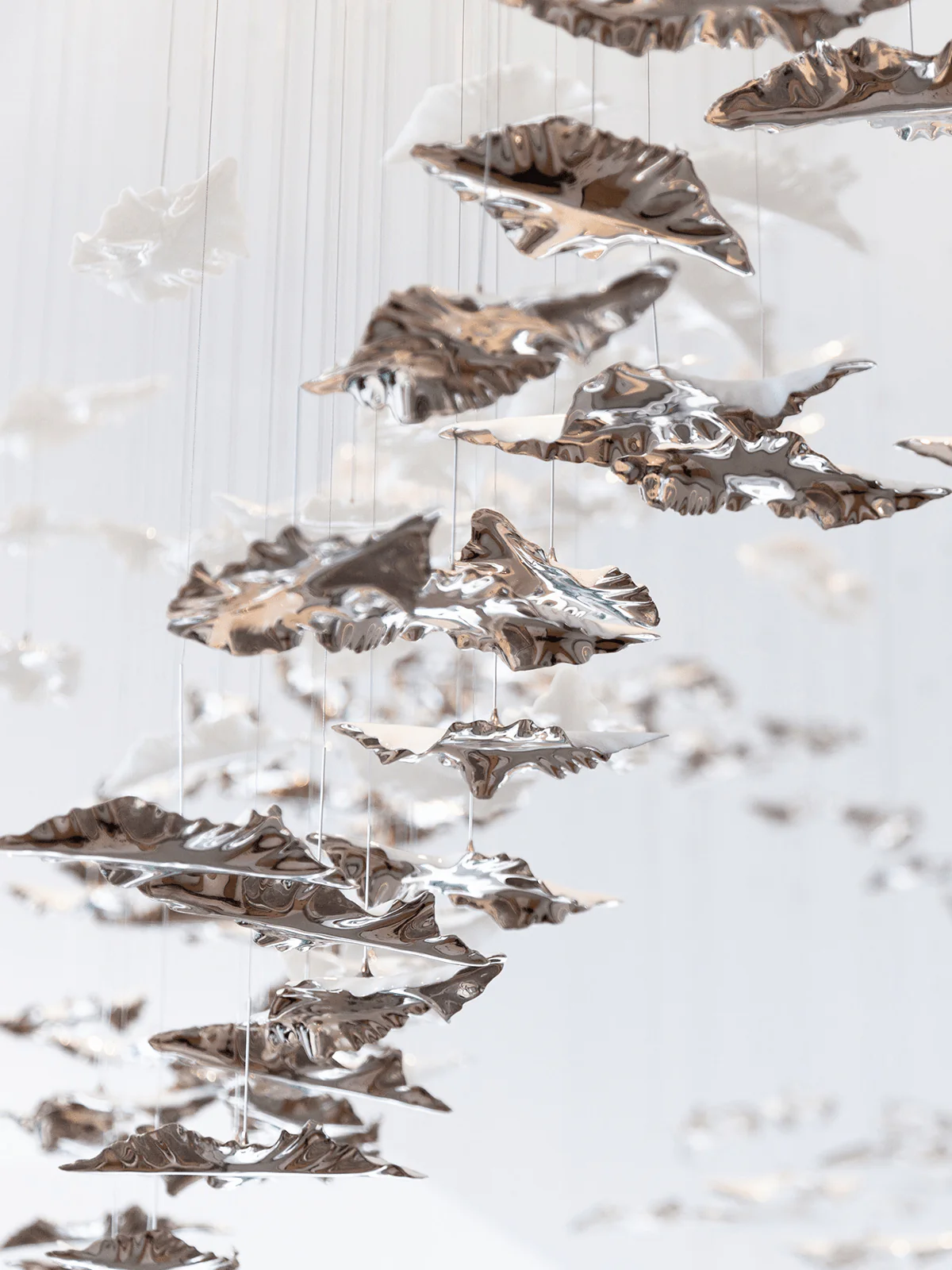 Leaf Twisted Sculptural Customize Chandelier - Image 6
