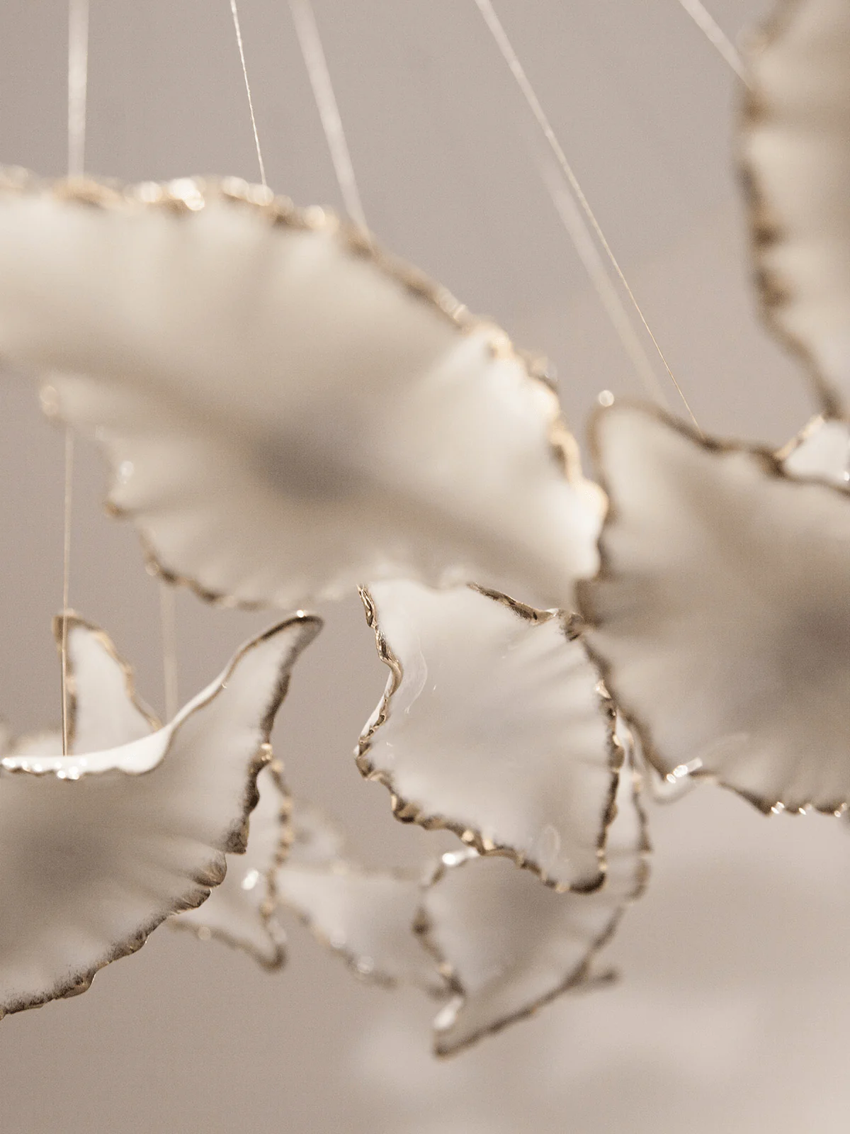 Leaf Twisted Sculptural Customize Chandelier - Image 8