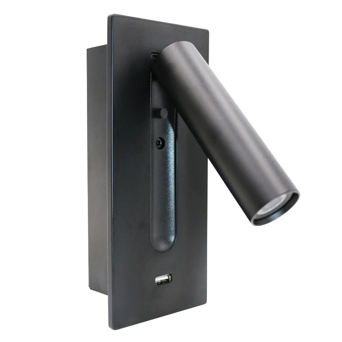 Black Bedside USB Wall Light - Image 10