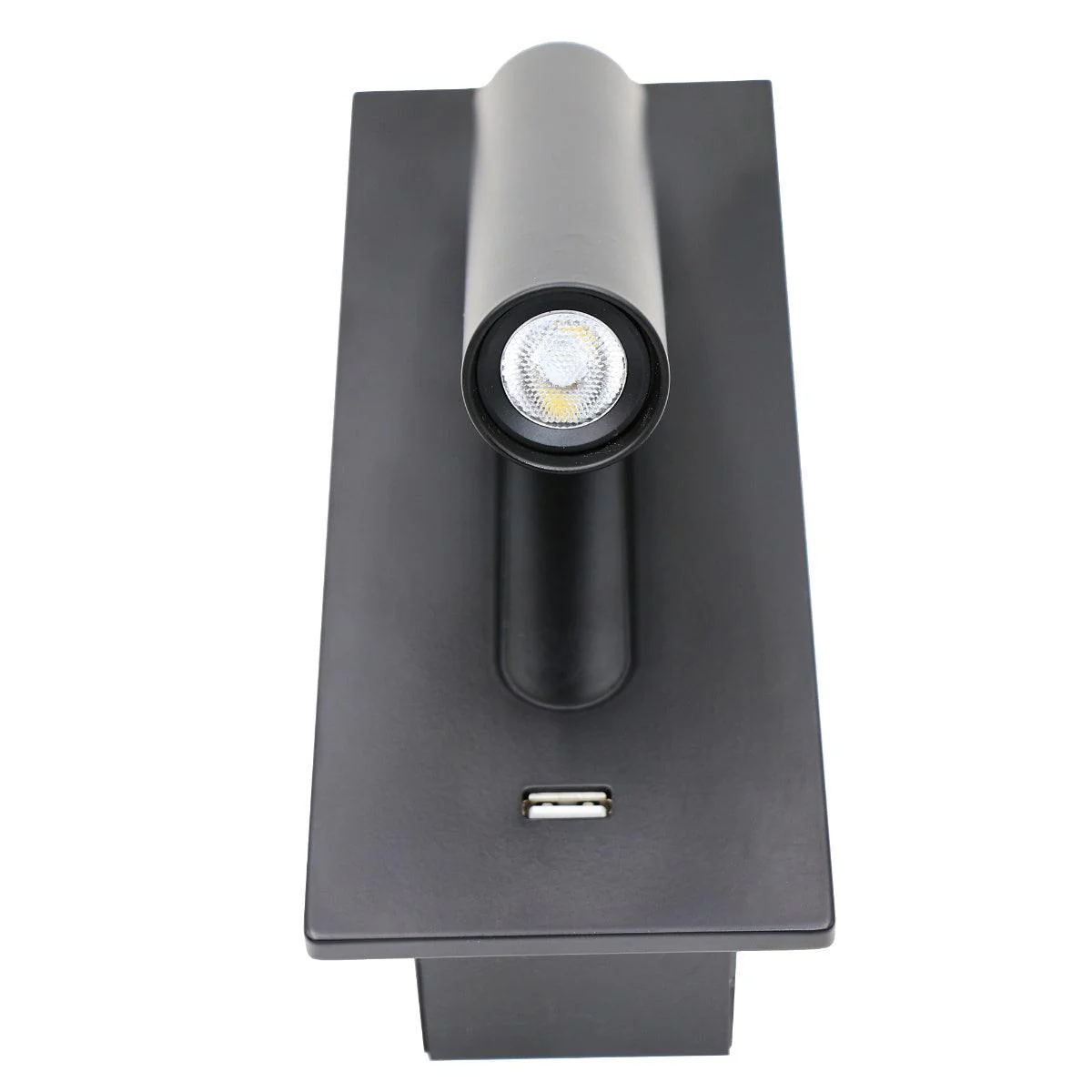 Black Bedside USB Wall Light - Image 25