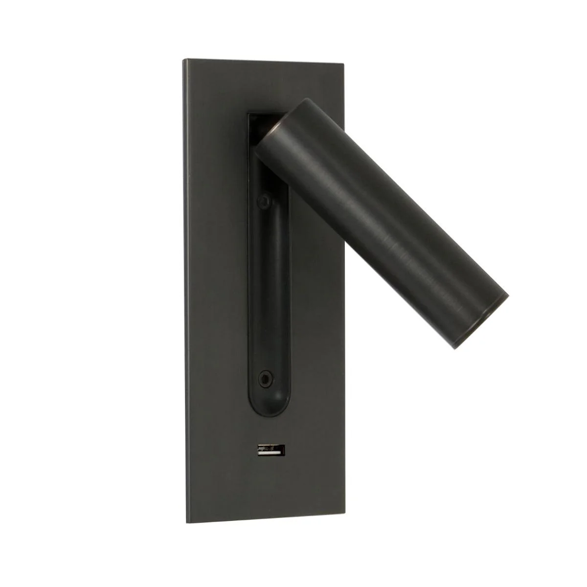Black Bedside USB Wall Light - Image 8