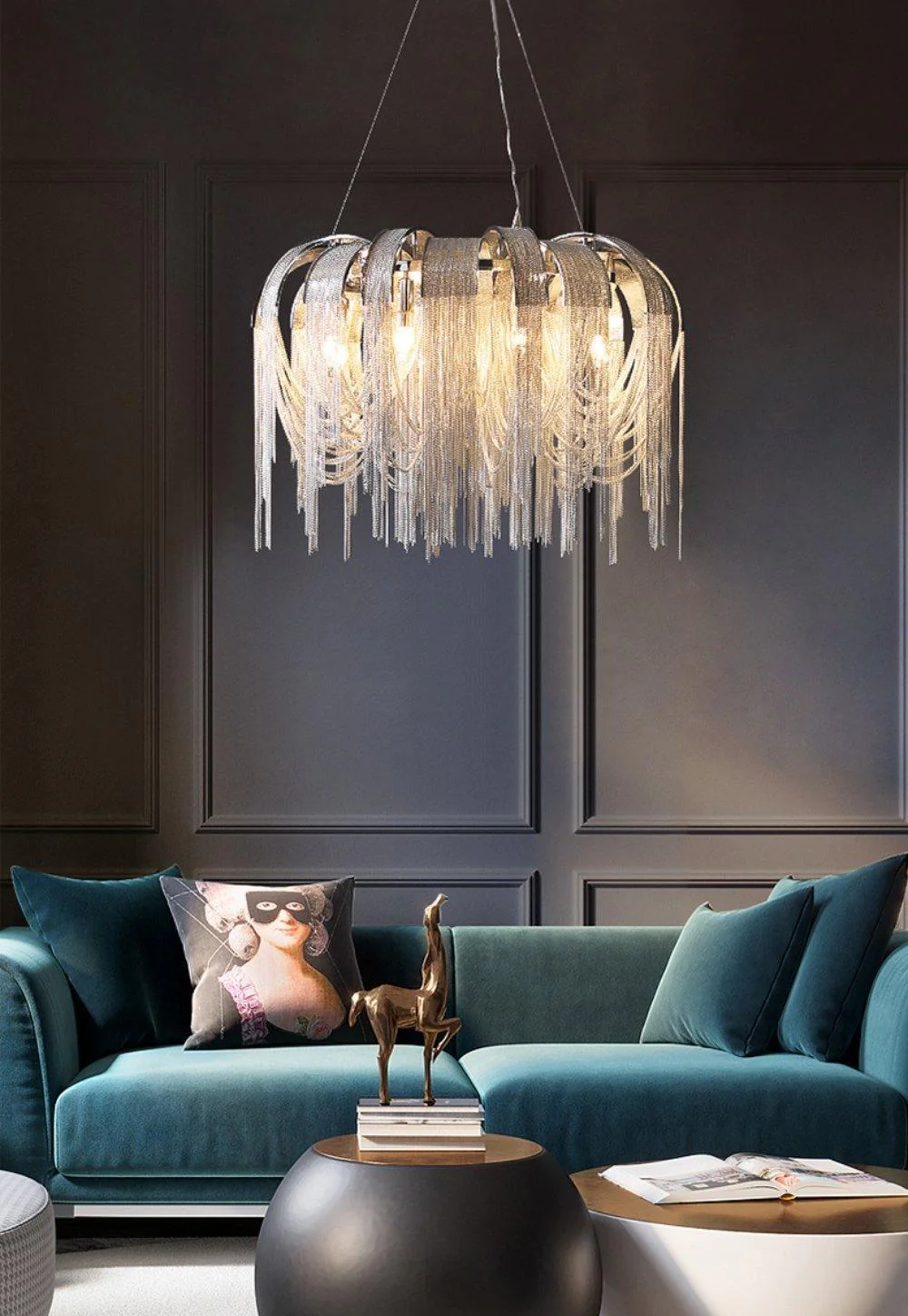 Length Chains Chandelier - Image 32