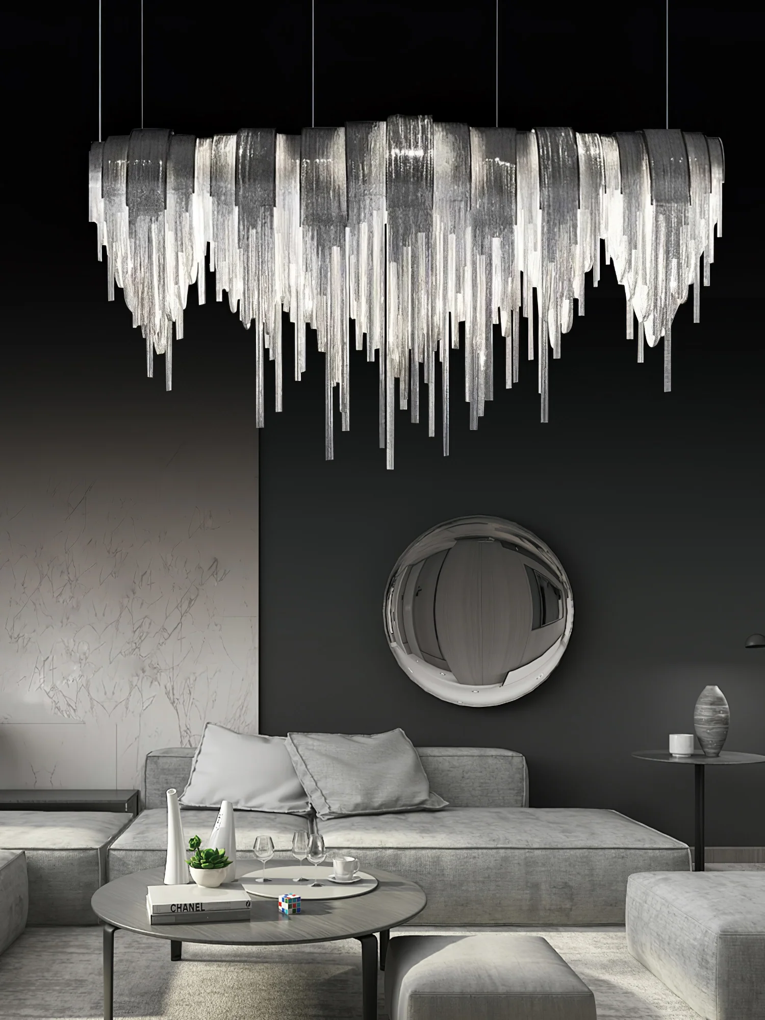 Length Chains Chandelier - Image 41