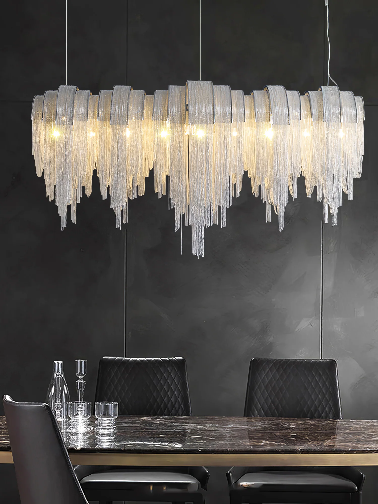 Length Chains Chandelier - Image 60