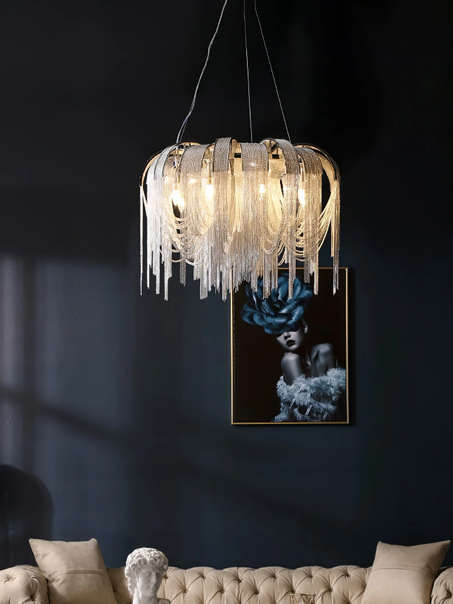 Length Chains Chandelier - Image 65