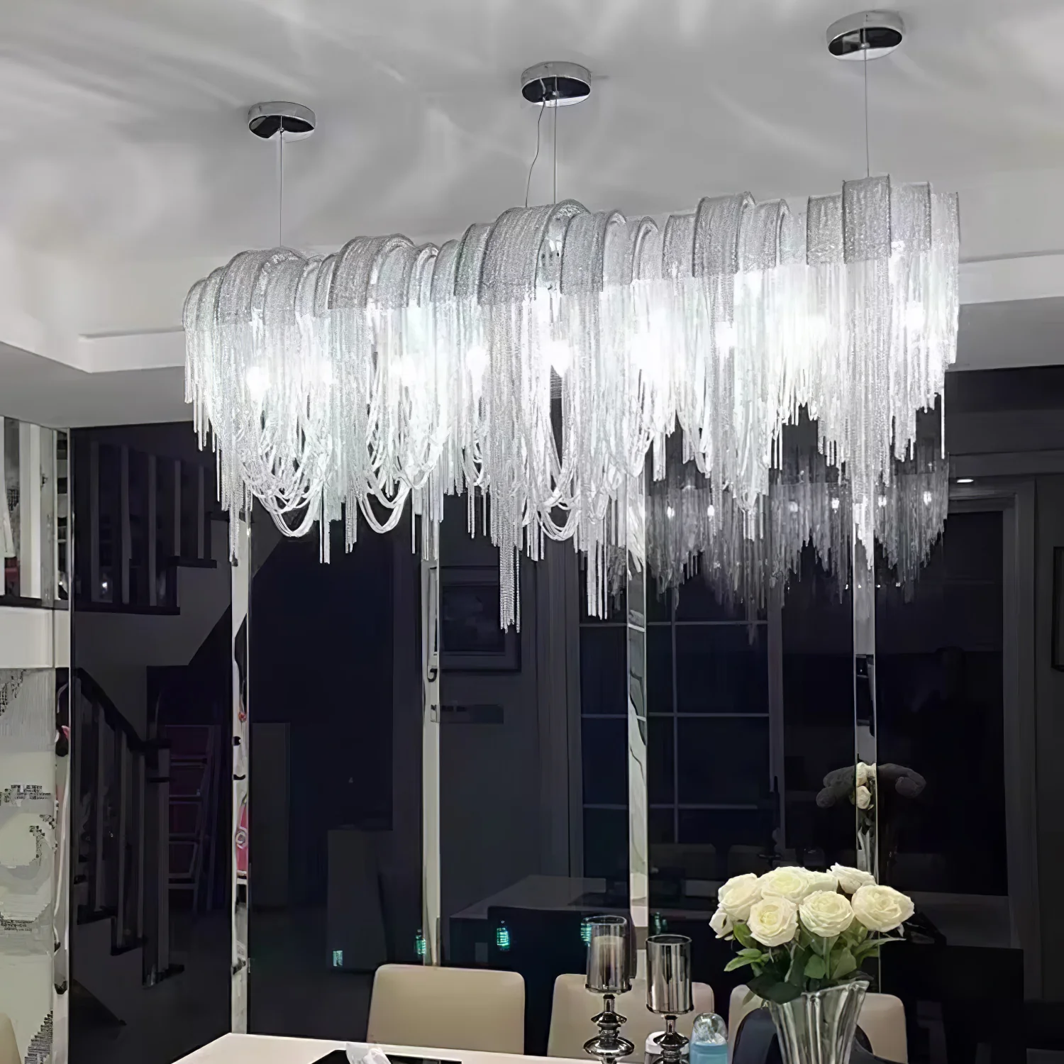 Length Chains Chandelier - Image 77