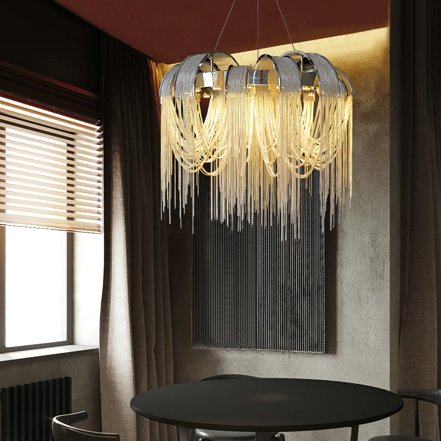 Length Chains Chandelier - Image 79
