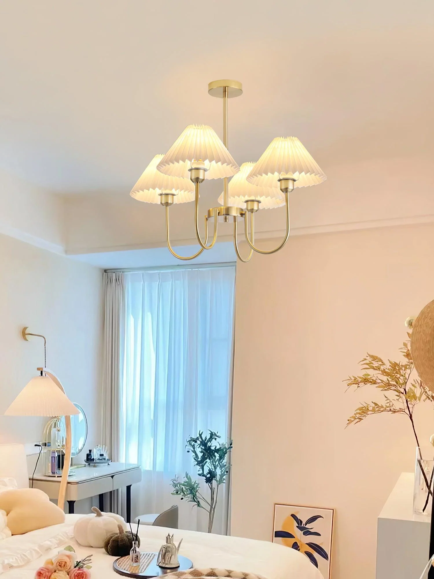 Lenore Pleated Chandelier - Image 24