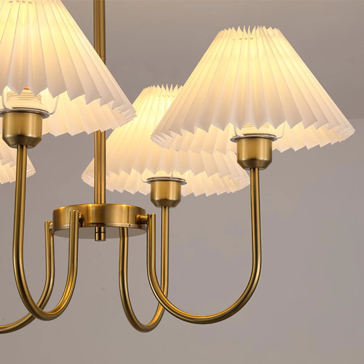 Lenore Pleated Chandelier - Image 30