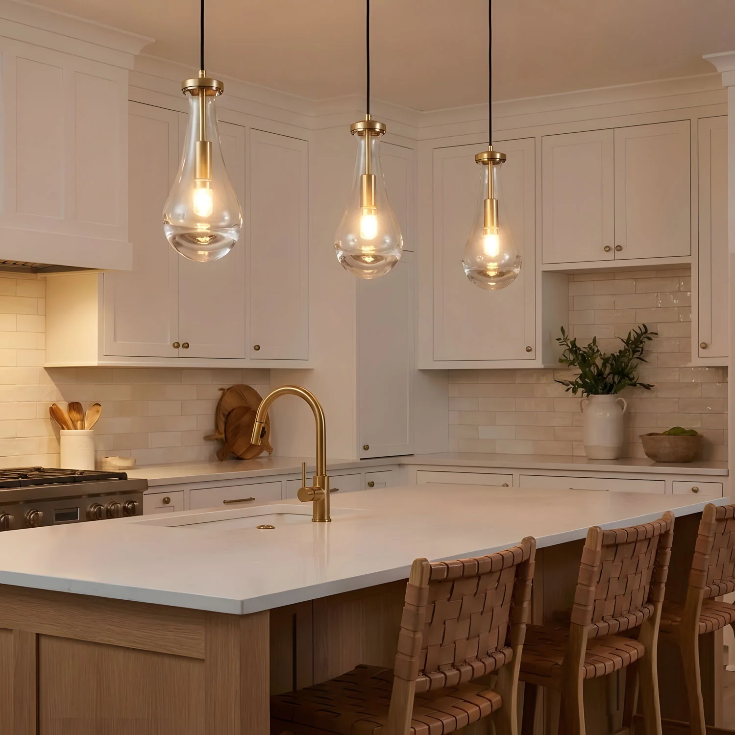 Leontine Glass Pendant Lamp - Image 2