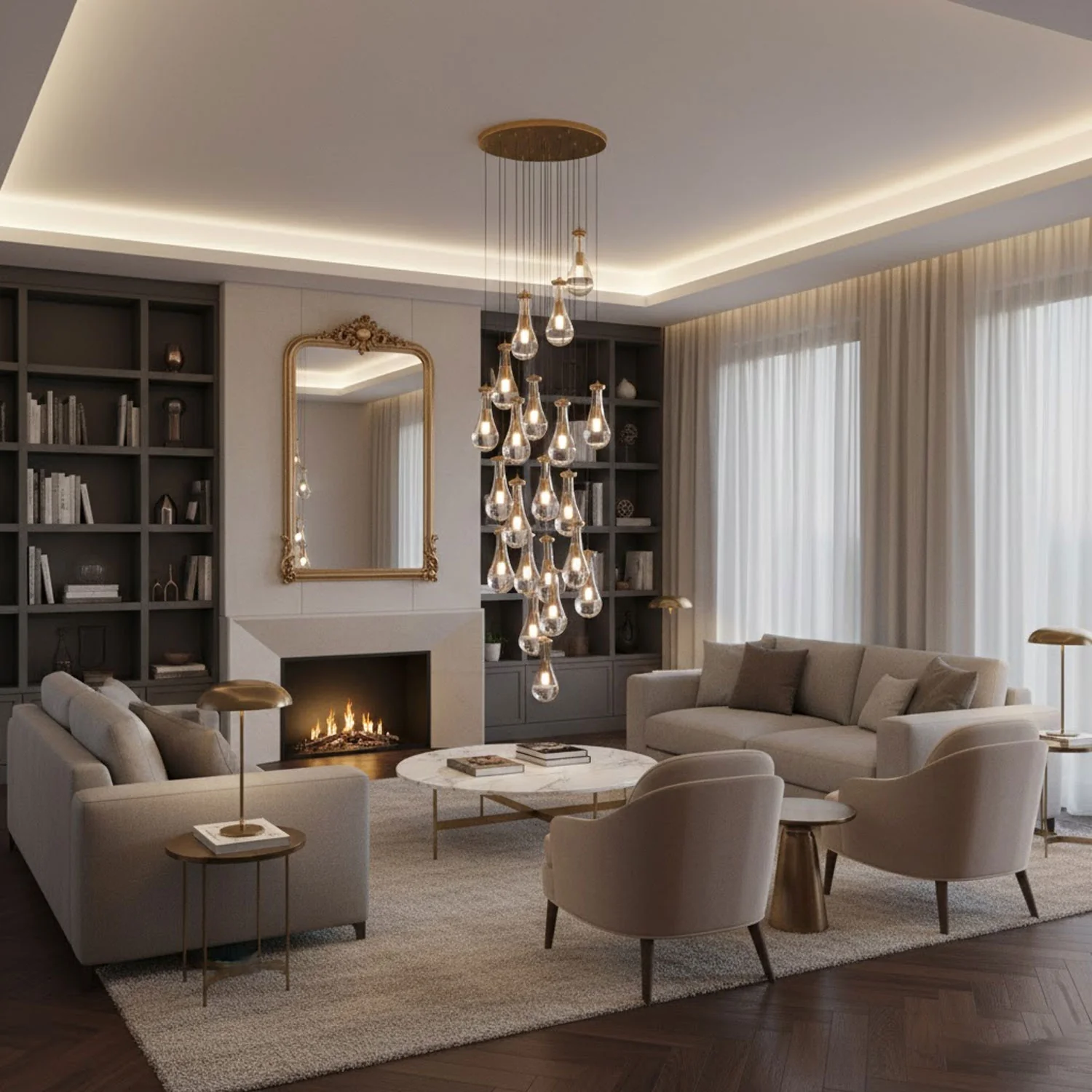 Leontine Glass Pendant Lamp - Image 8