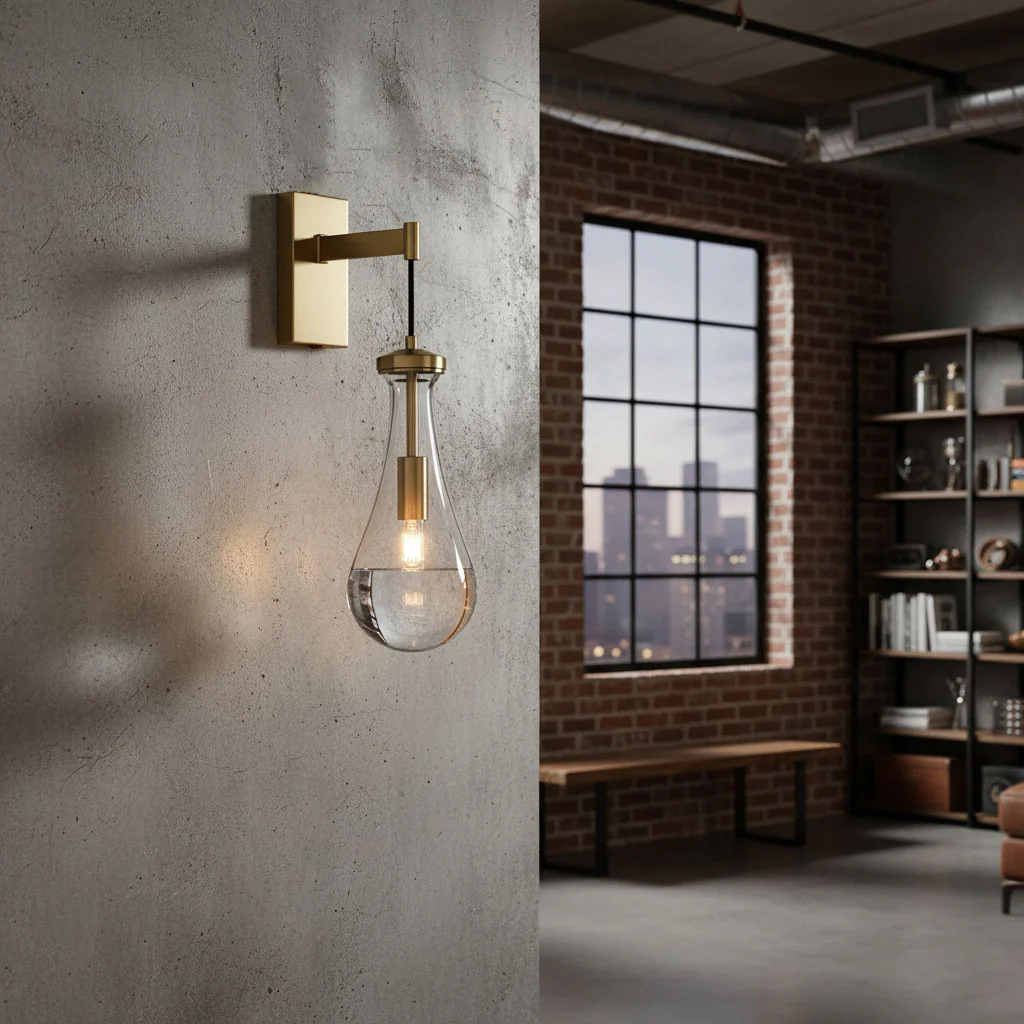 Leontine Glass Wall Lamp - Image 2