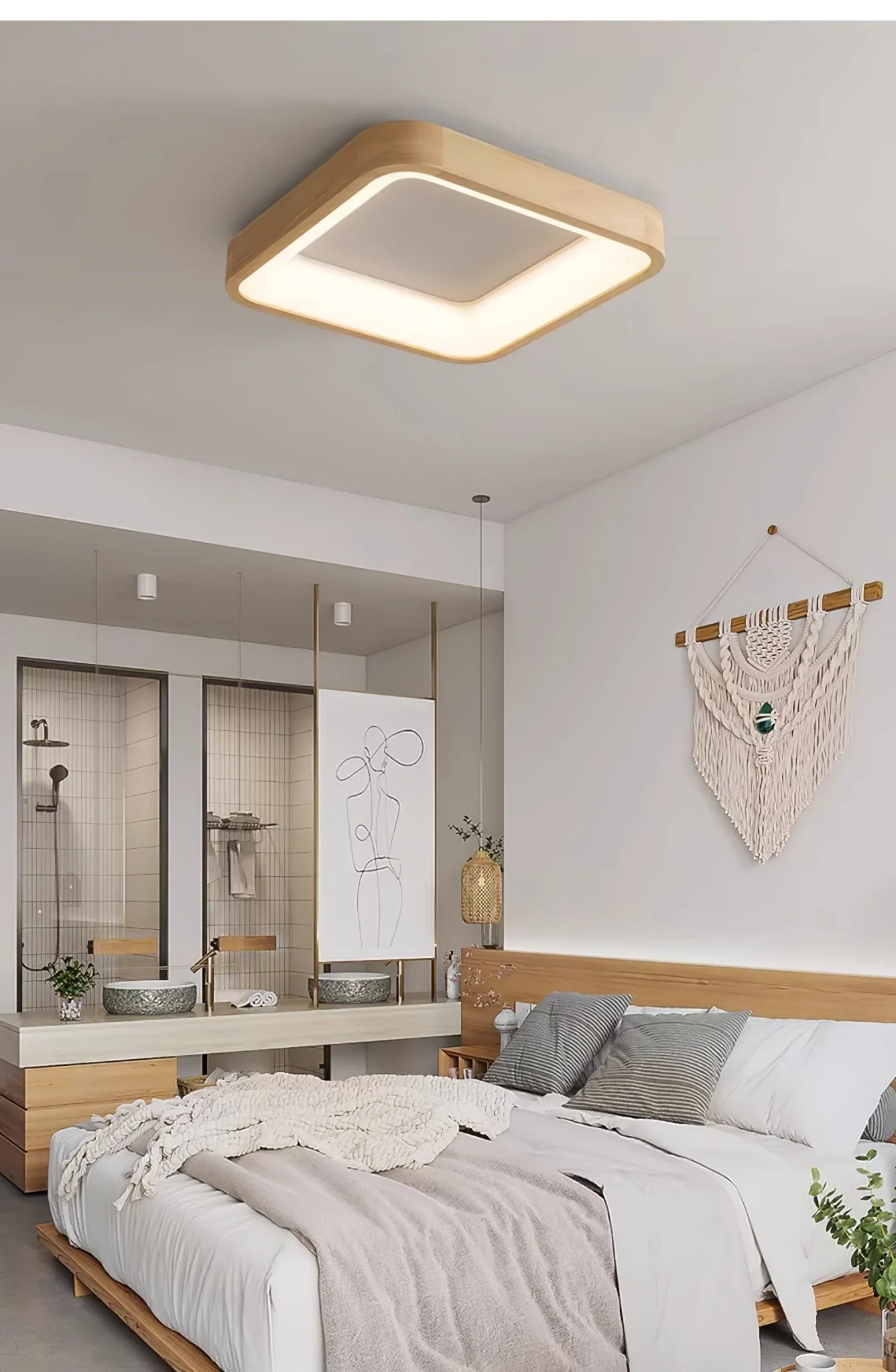 Ligna Square Ceiling Light - Image 10