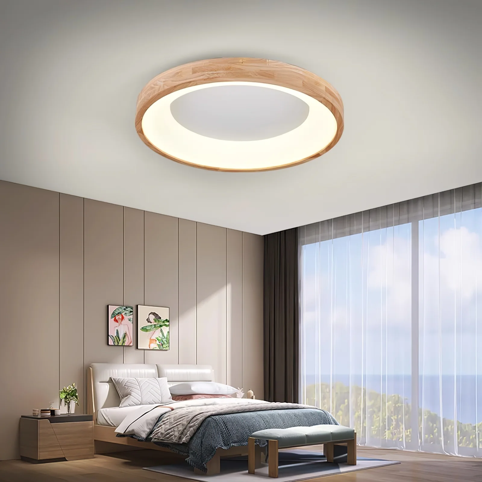Ligna Square Ceiling Light - Image 20