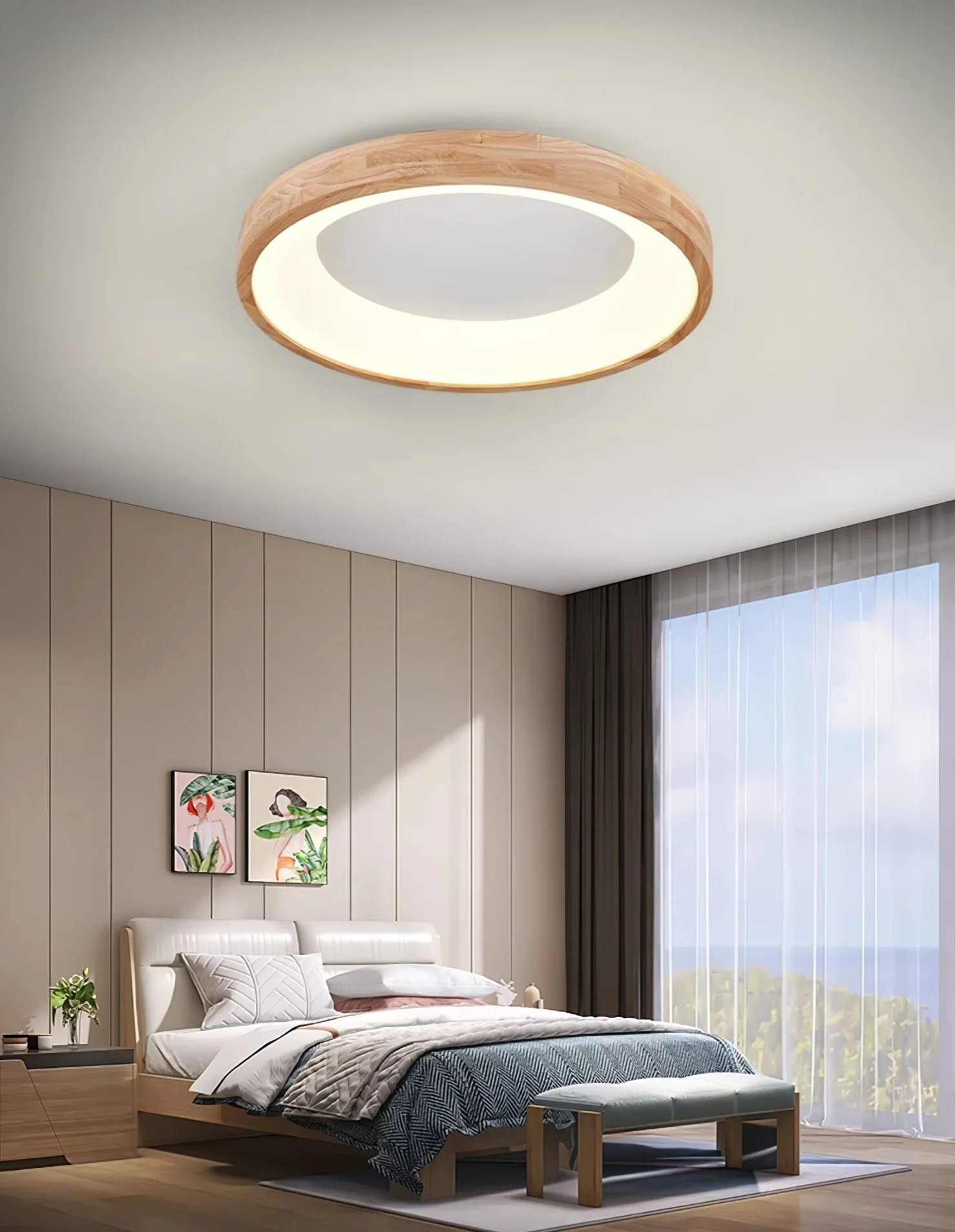 Ligna Square Ceiling Light - Image 25
