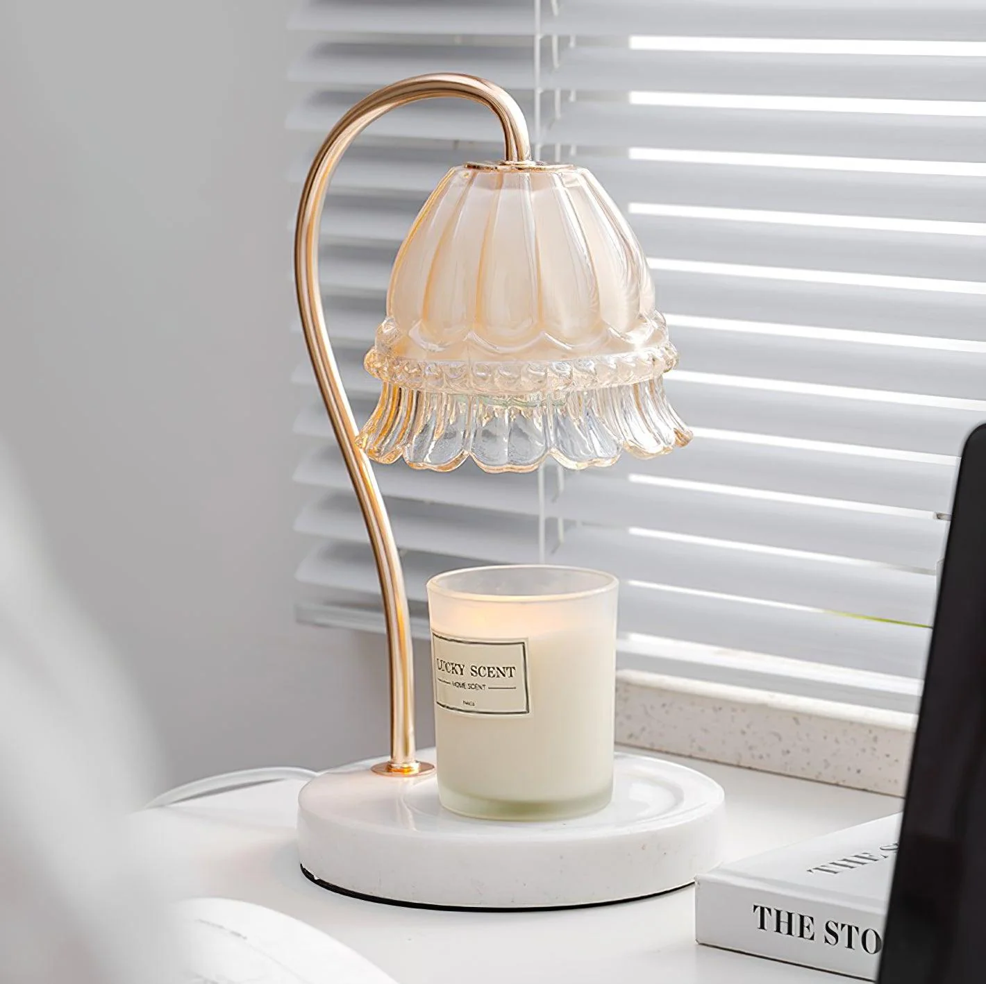 Lily Marble Warmer Table Lamp - Image 18