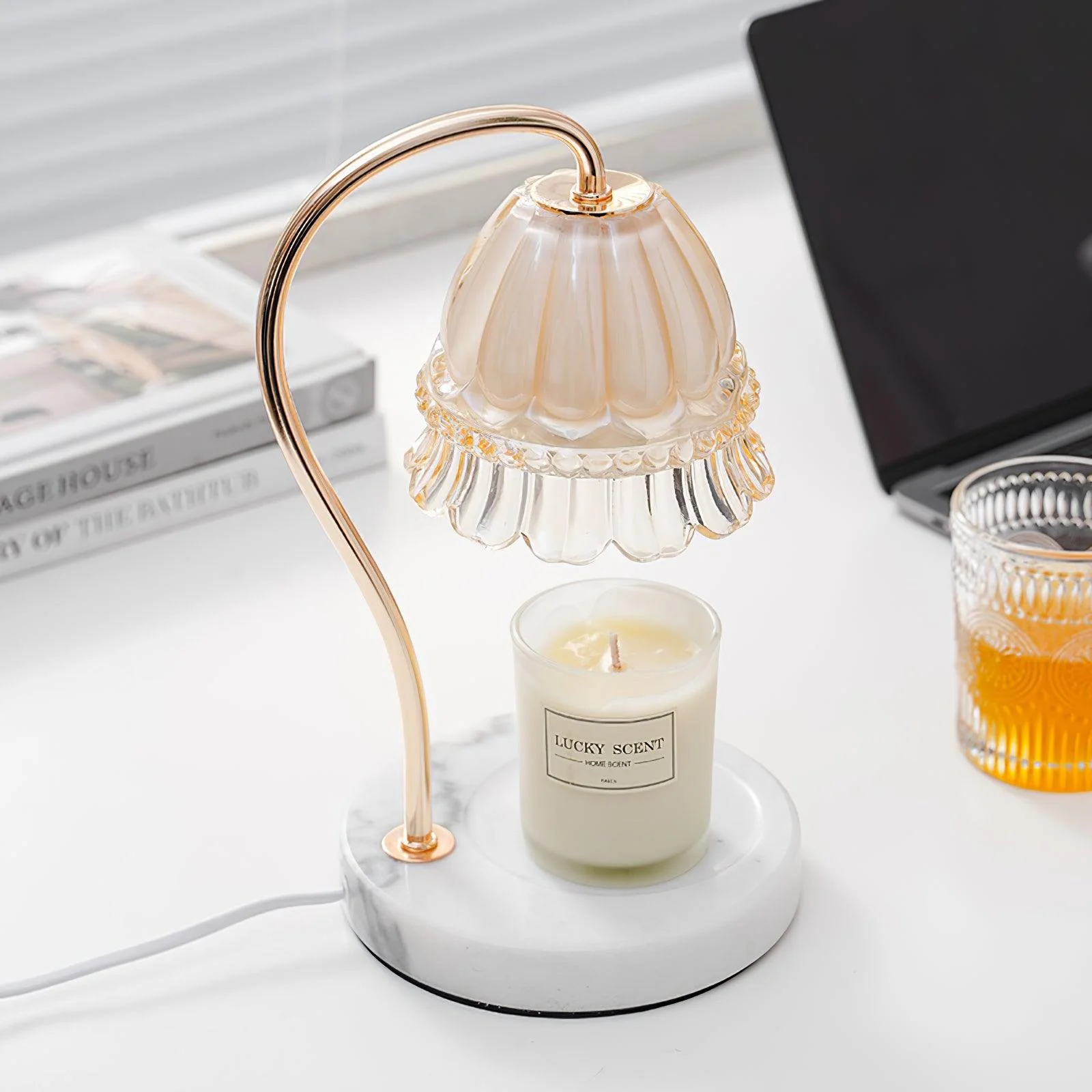 Lily Marble Warmer Table Lamp - Image 19