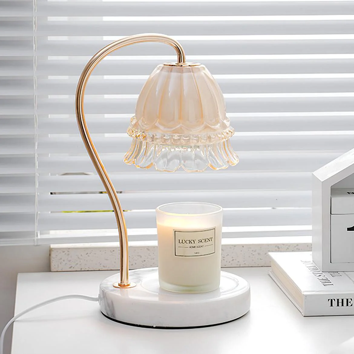 Lily Marble Warmer Table Lamp - Image 21