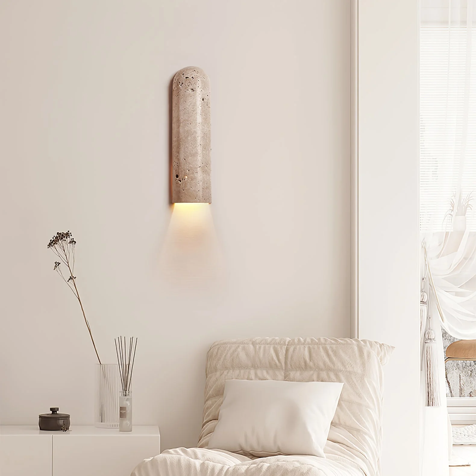 Lina Travertine Wall Light - Image 4