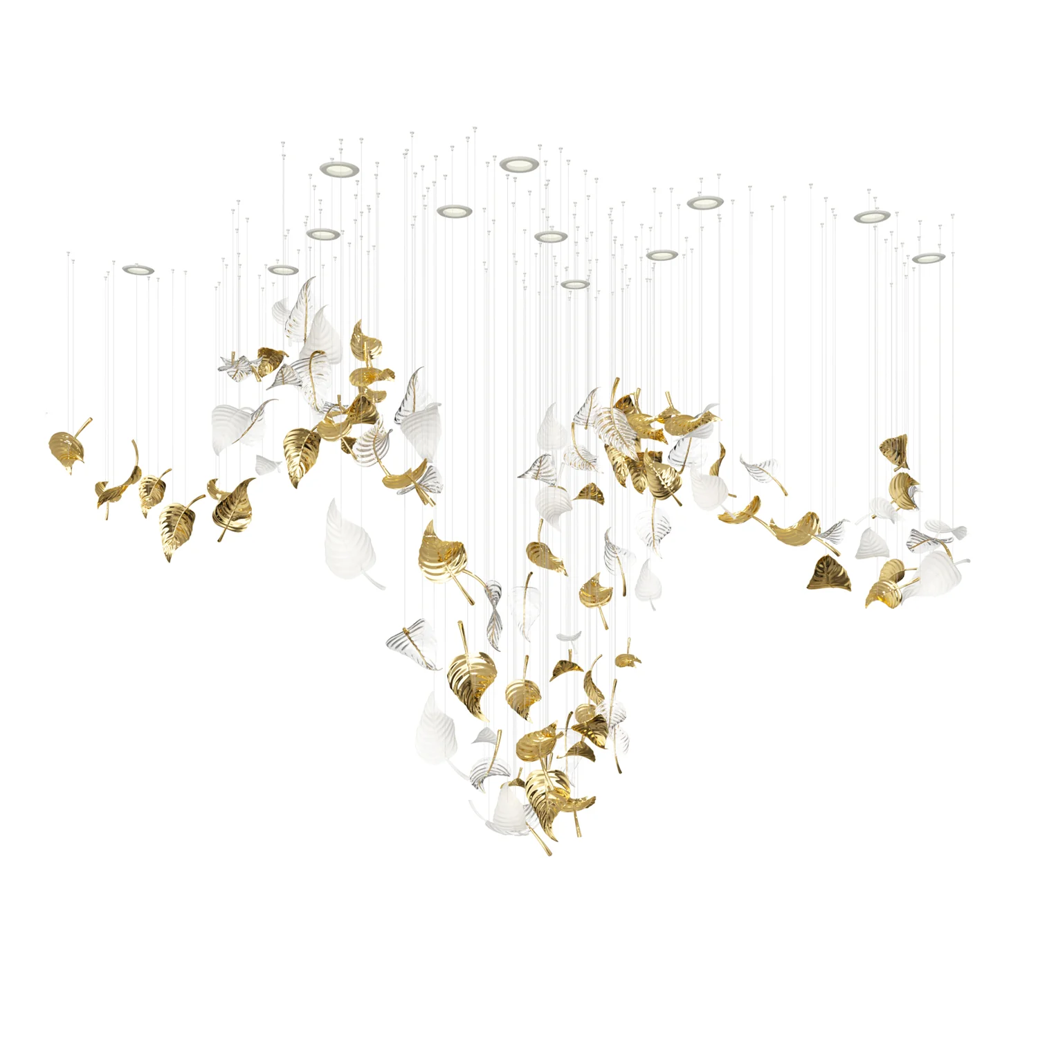 Linden Leaves Chandelier - Image 12