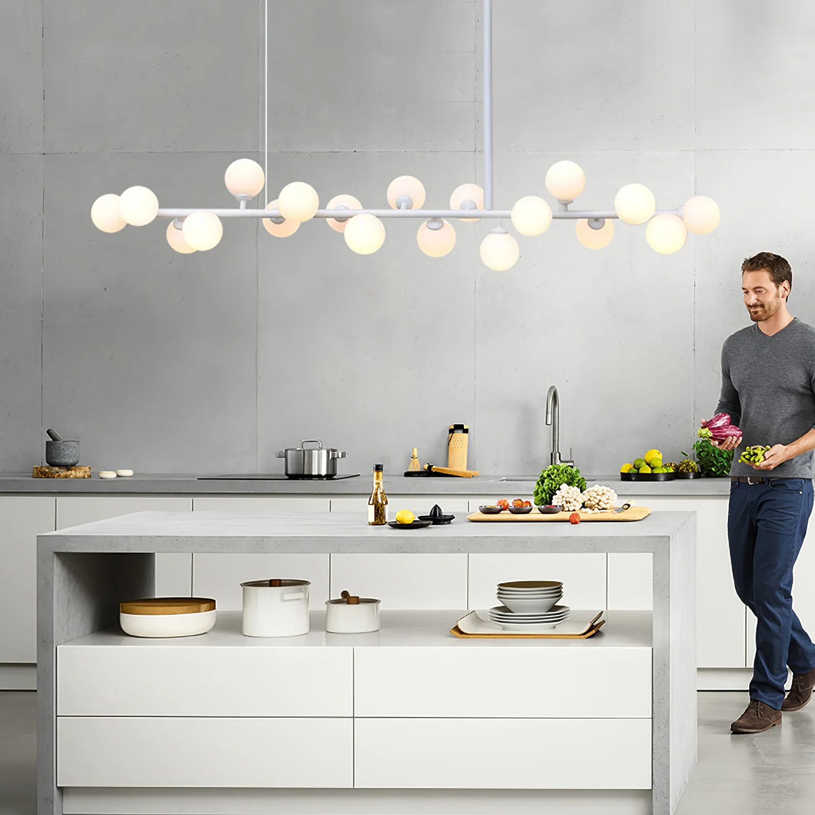 Linear Balls Chandelier - Image 17