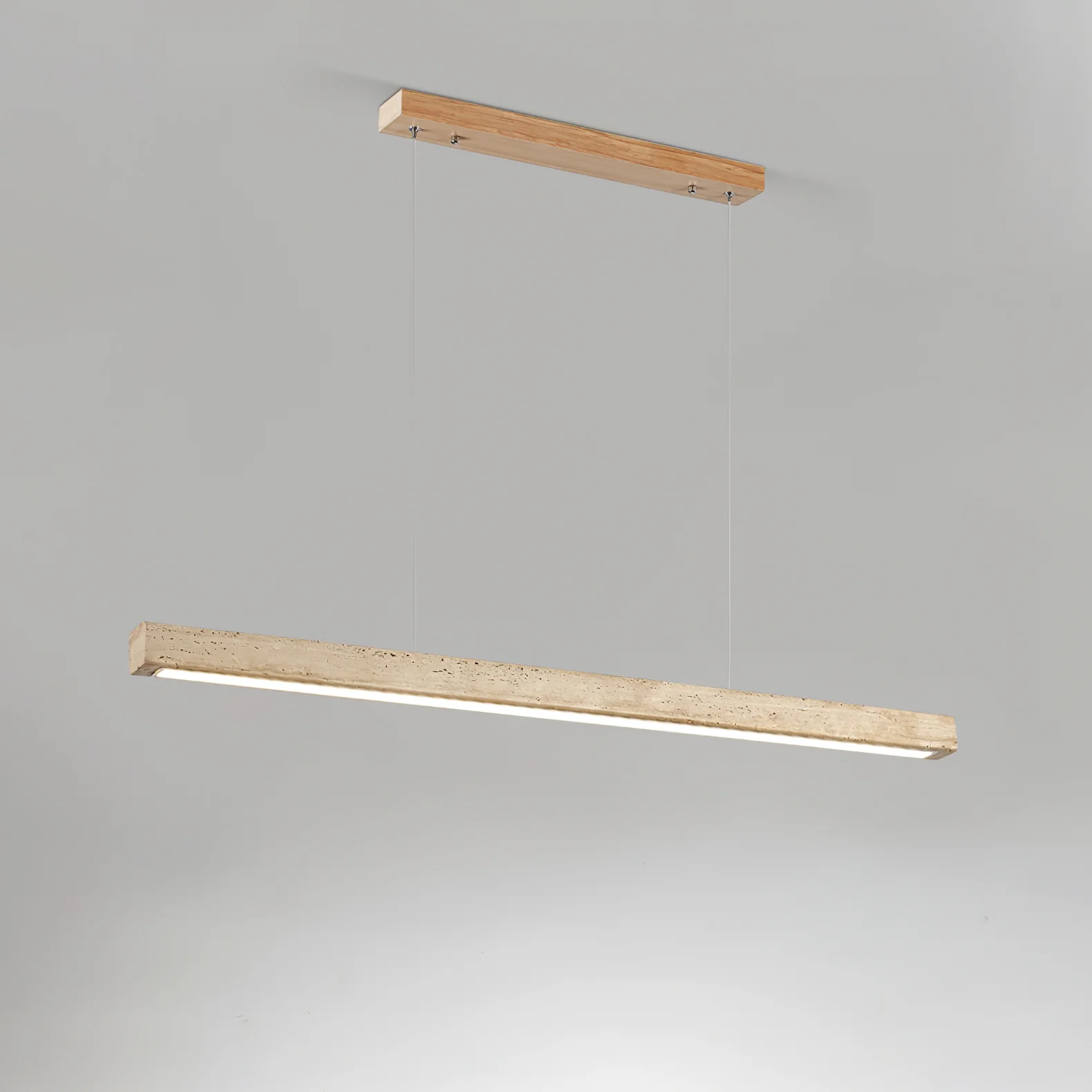 Linear Travertine Pendant Lamp - Image 22