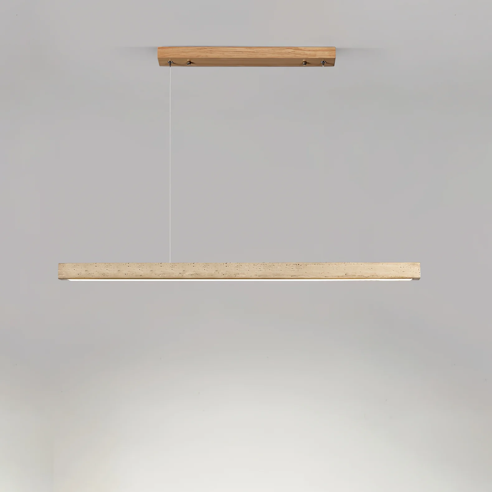 Linear Travertine Pendant Lamp - Image 25