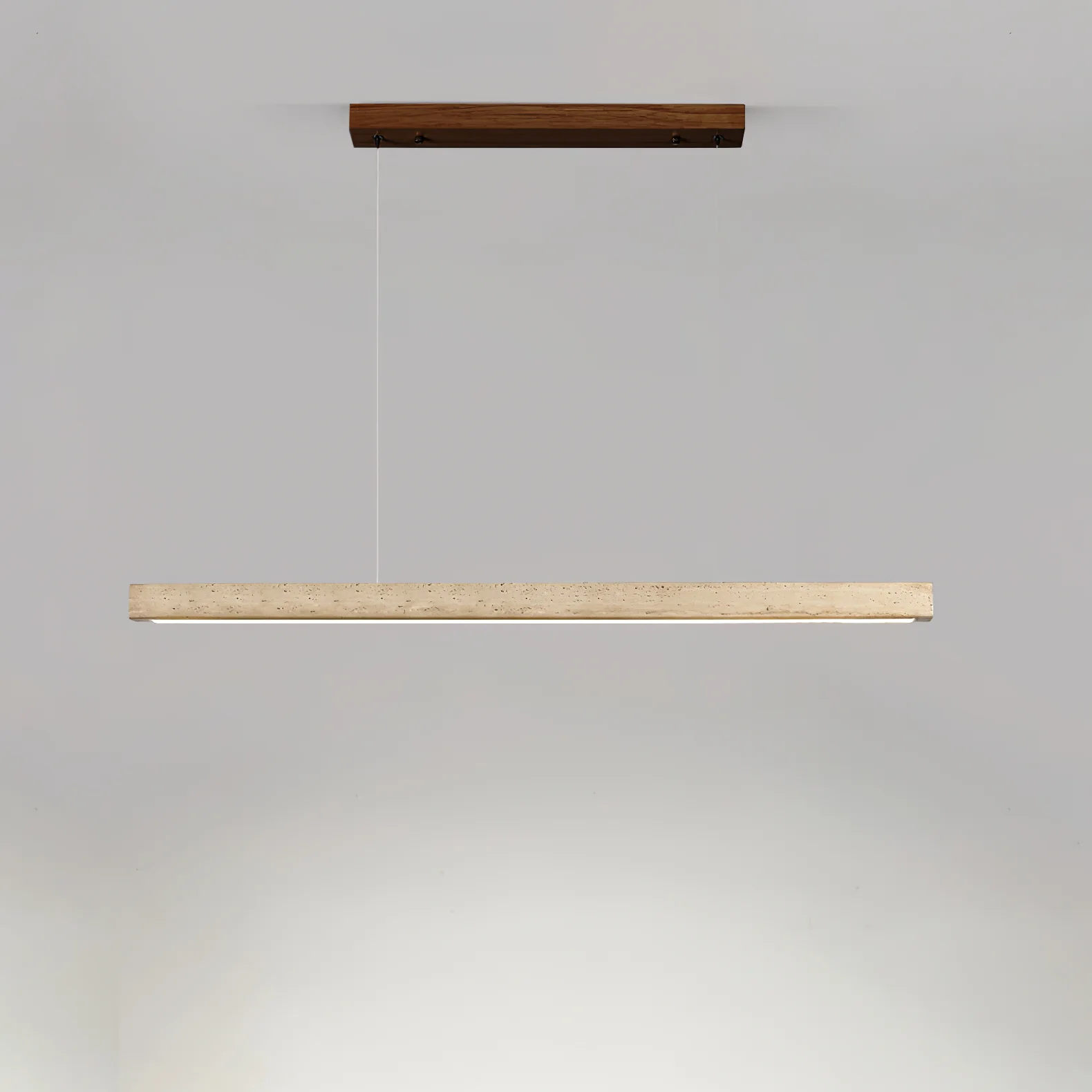 Linear Travertine Pendant Lamp - Image 26