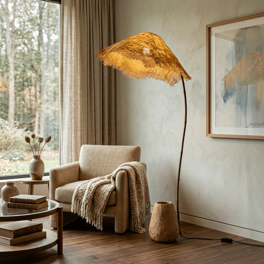 Linen Canopy Floor Lamp - Image 2