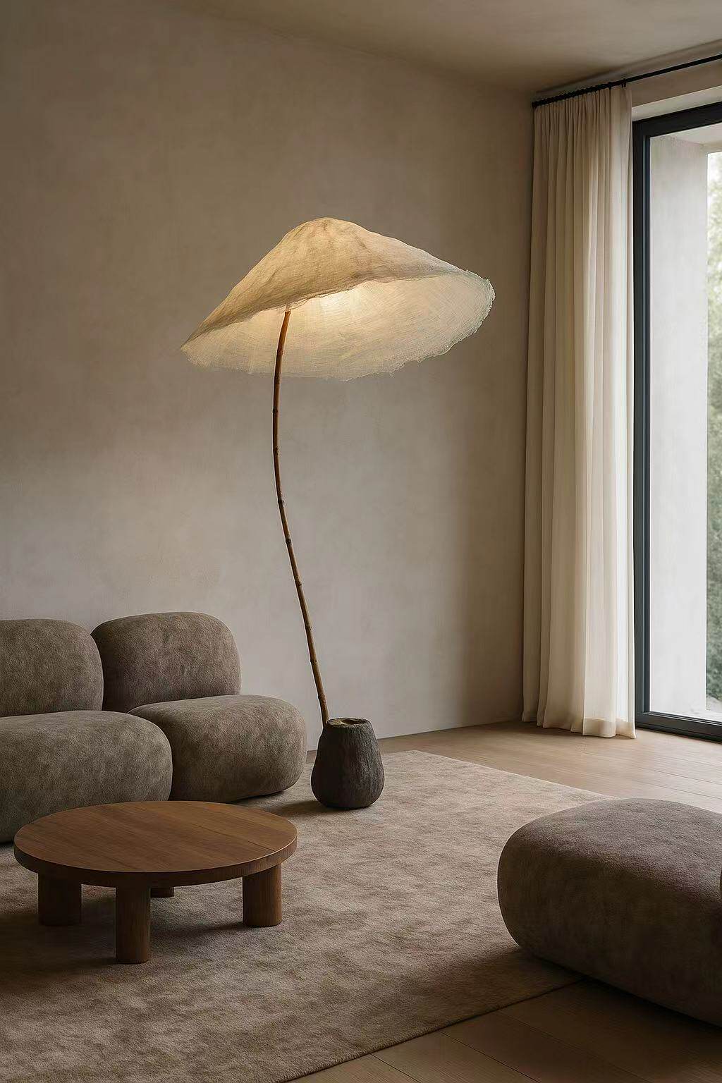Linen Canopy Floor Lamp - Image 8