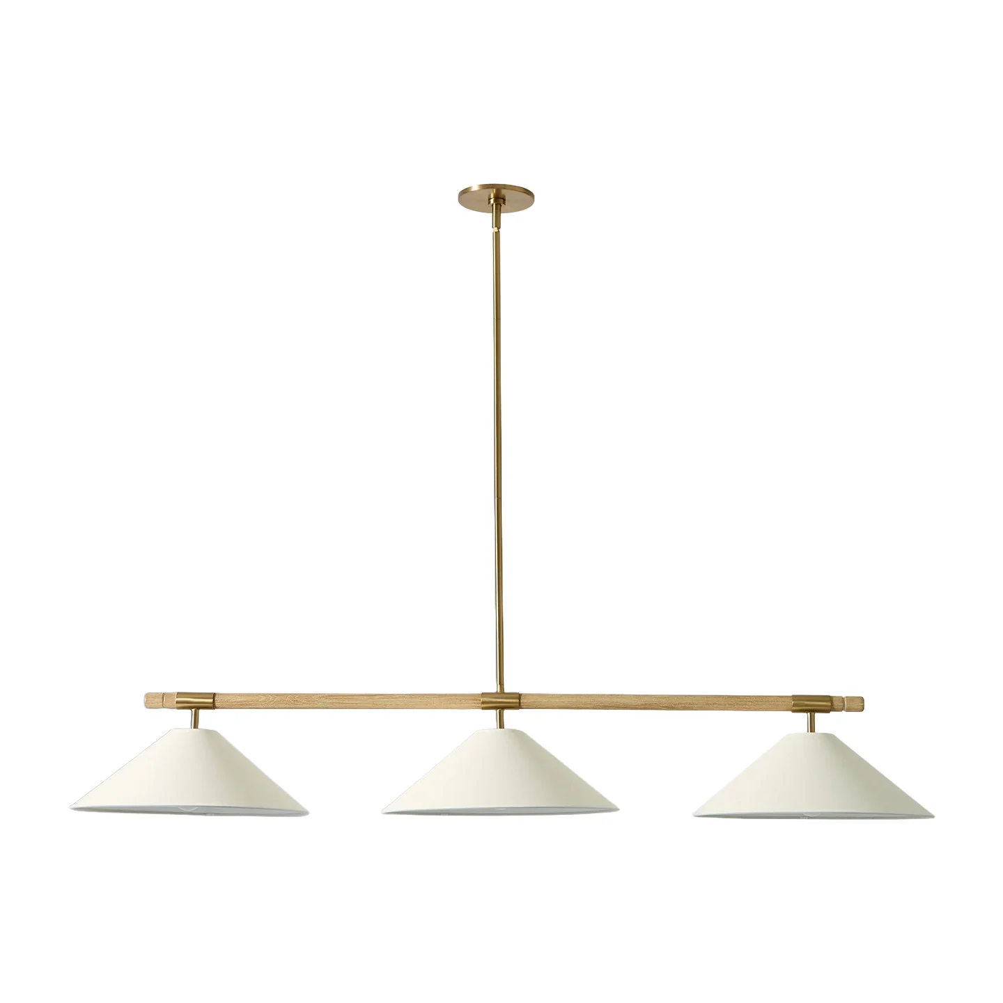 Linen Cone Linear Chandelier - Image 13