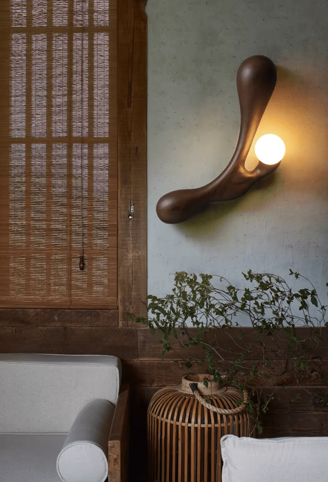 Liora Drift Wood Wall Lamp - Image 4