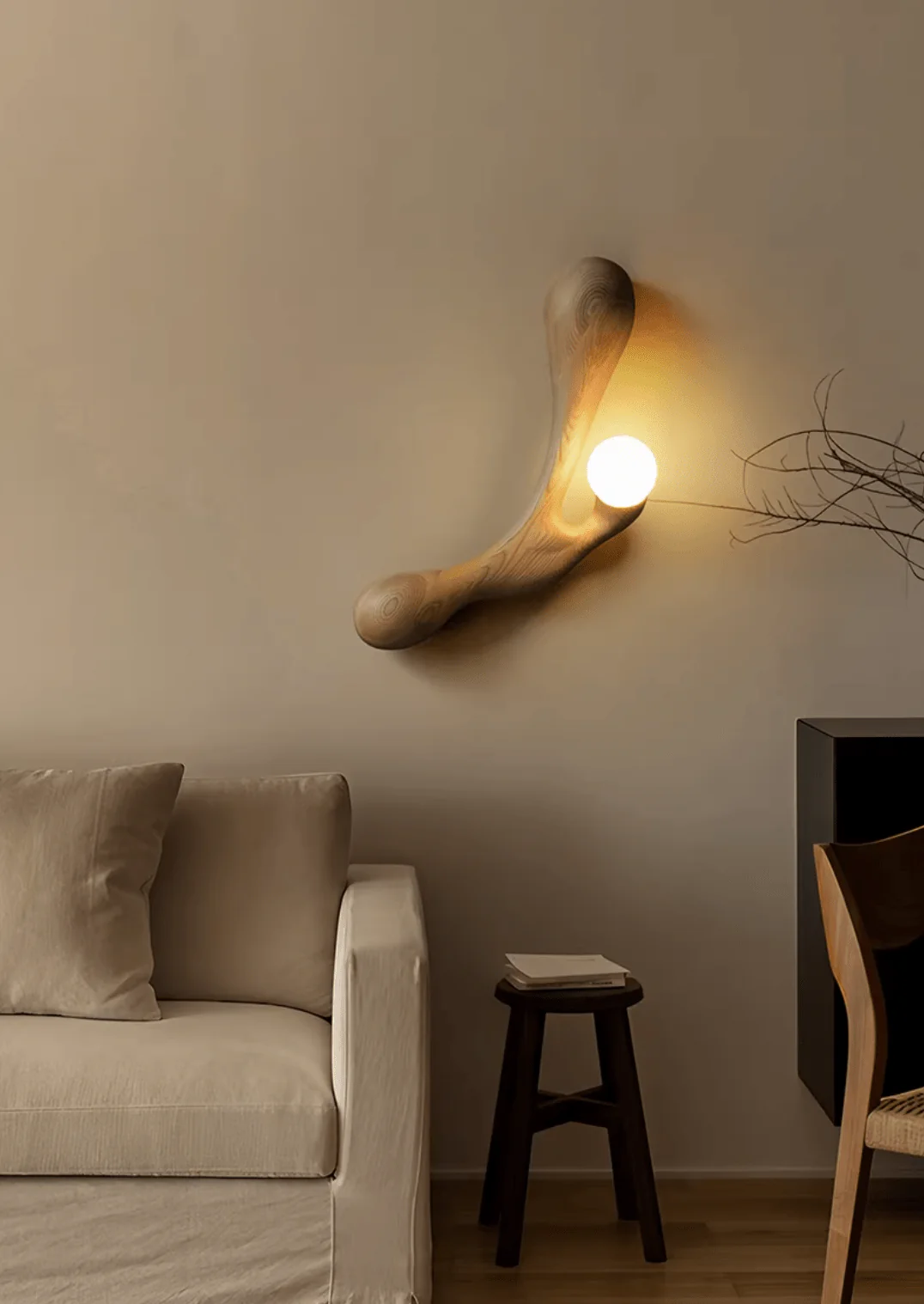 Liora Drift Wood Wall Lamp - Image 8