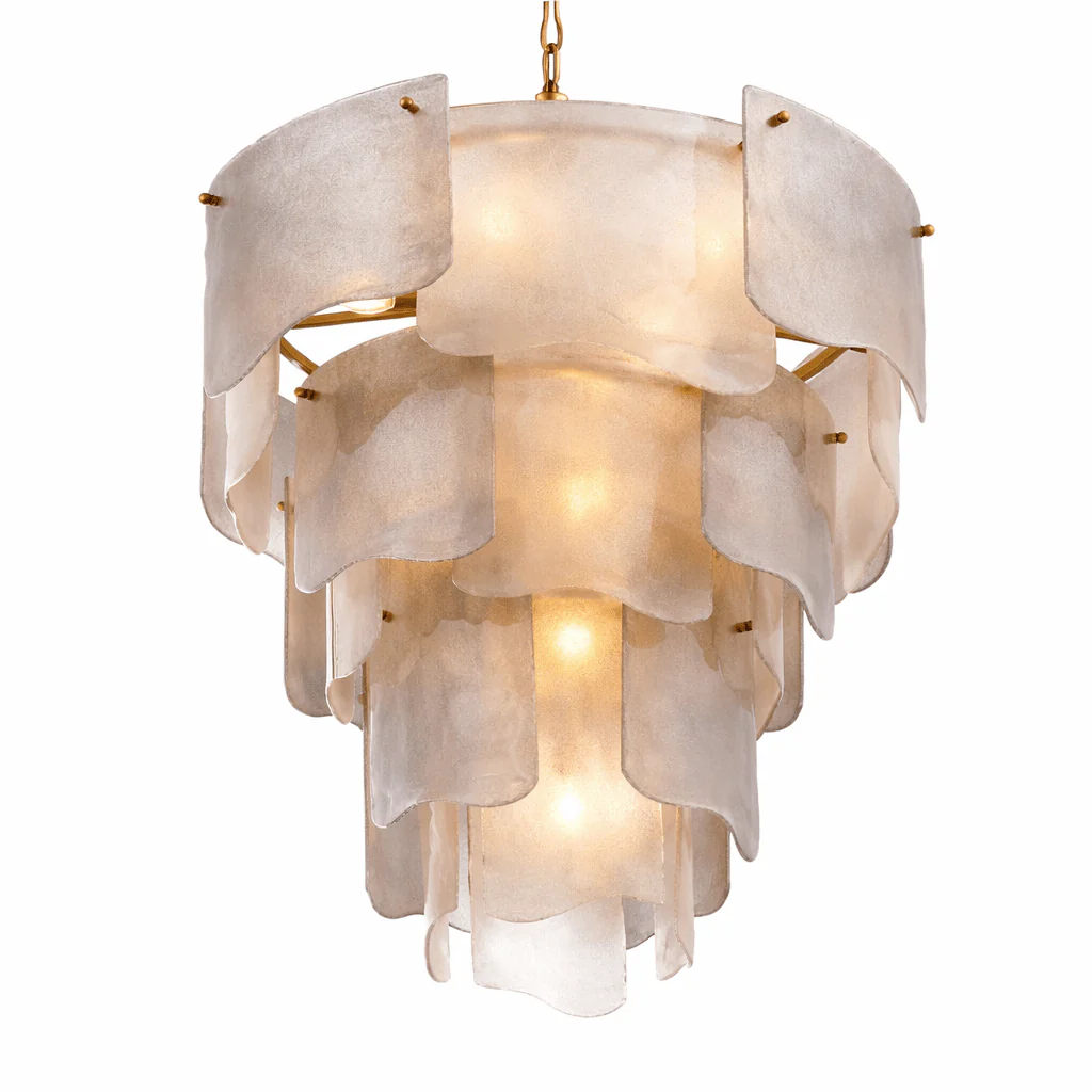 Liora Melted Glass Chandelier - Image 10