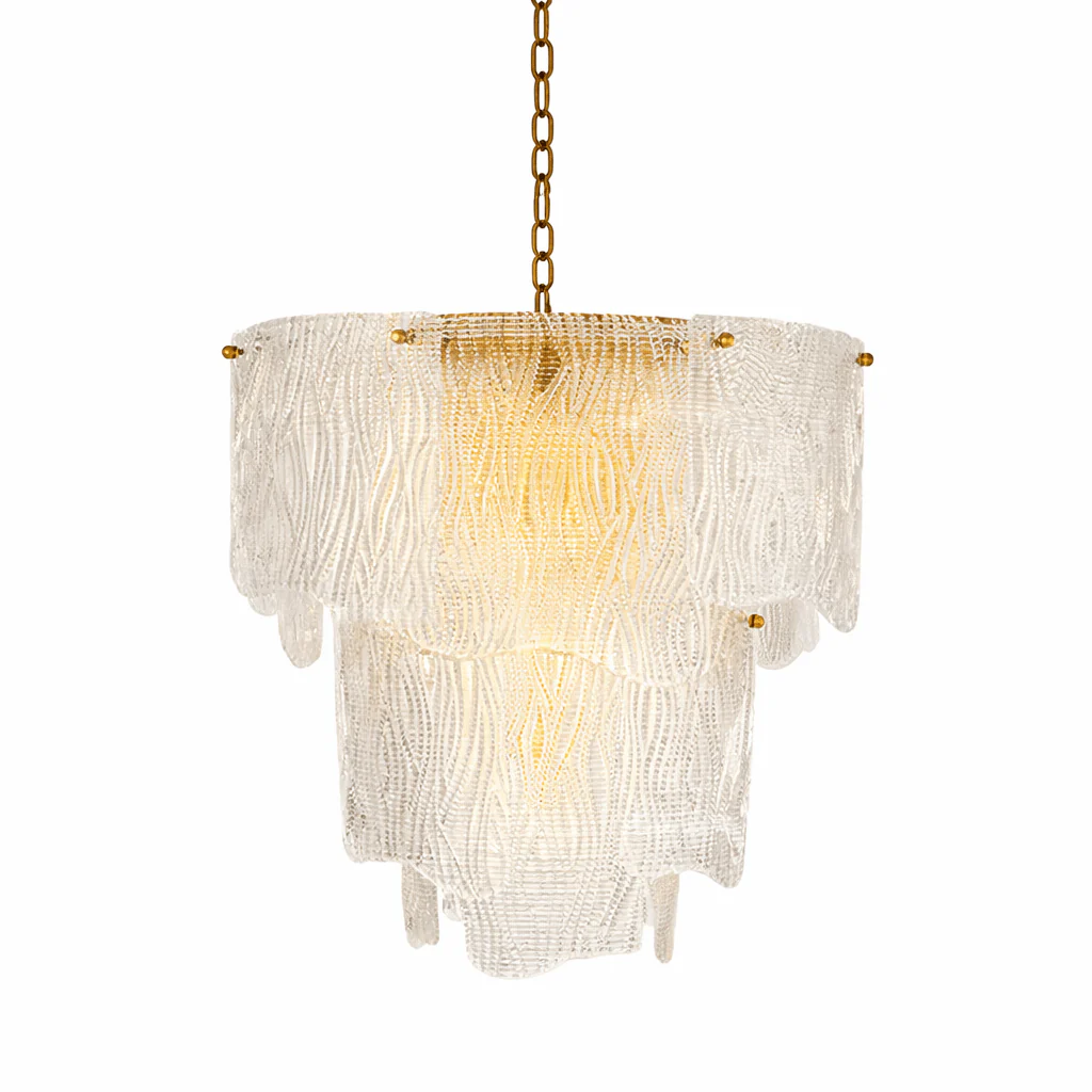 Liora Melted Glass Chandelier - Image 11