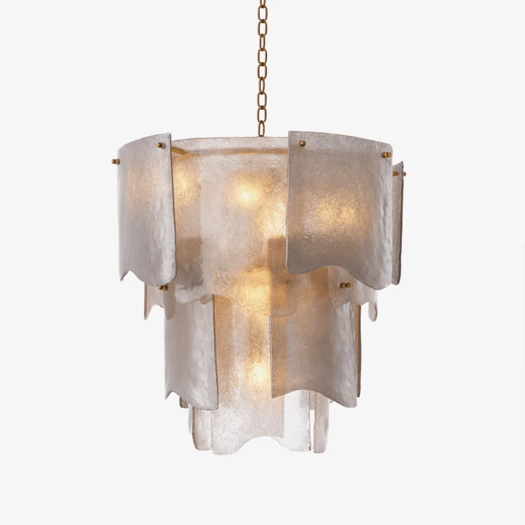 Liora Melted Glass Chandelier - Image 12