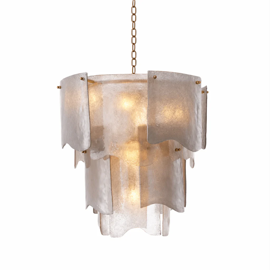 Liora Melted Glass Chandelier - Image 8