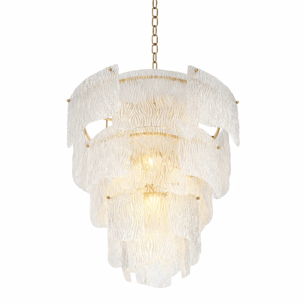 Liora Melted Glass Chandelier - Image 9