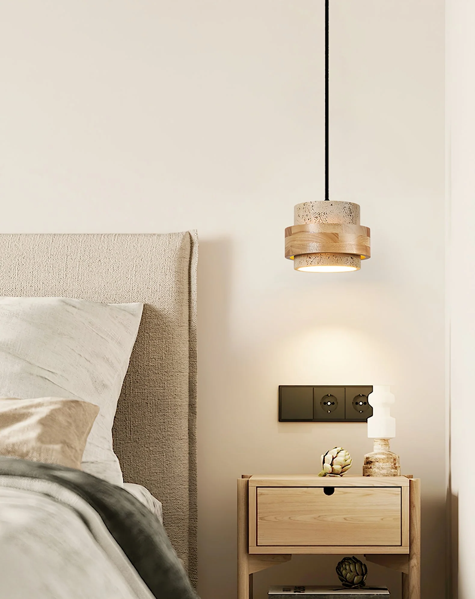 Liora Travertine Pendant Light - Image 4