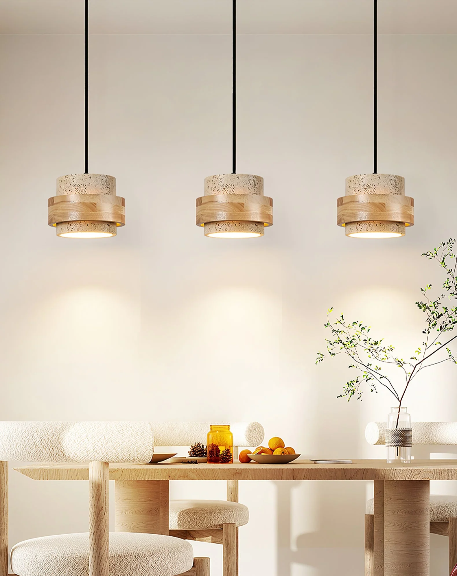 Liora Travertine Pendant Light - Image 7