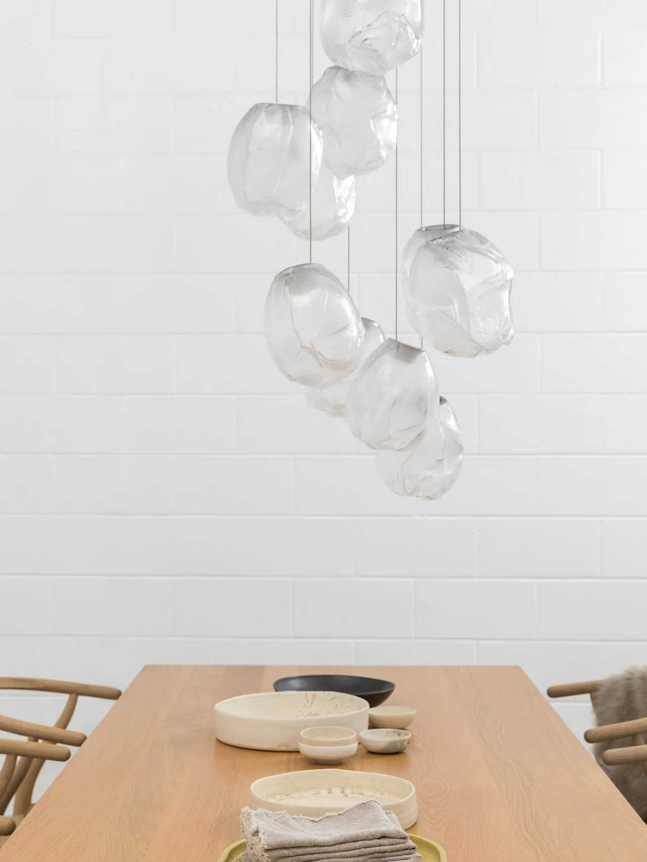 Liquid Glass Stone Pendant Light - Image 66