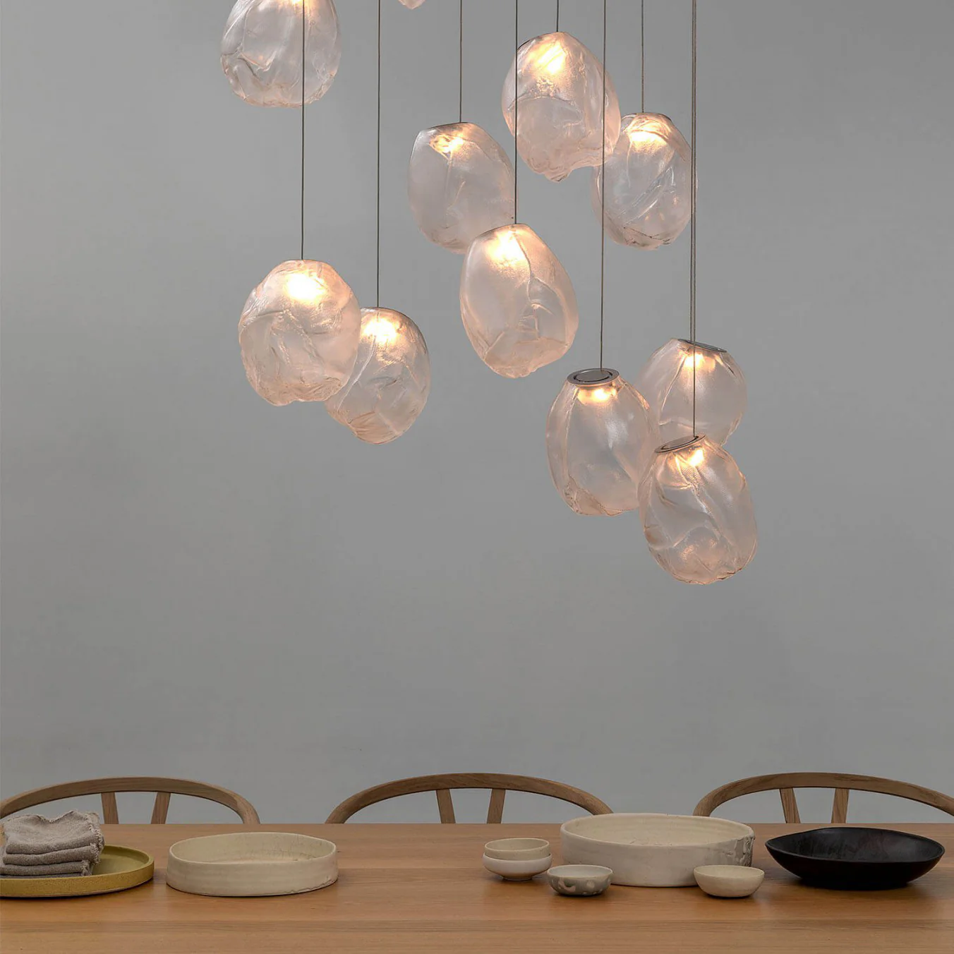 Liquid Glass Stone Pendant Light - Image 91